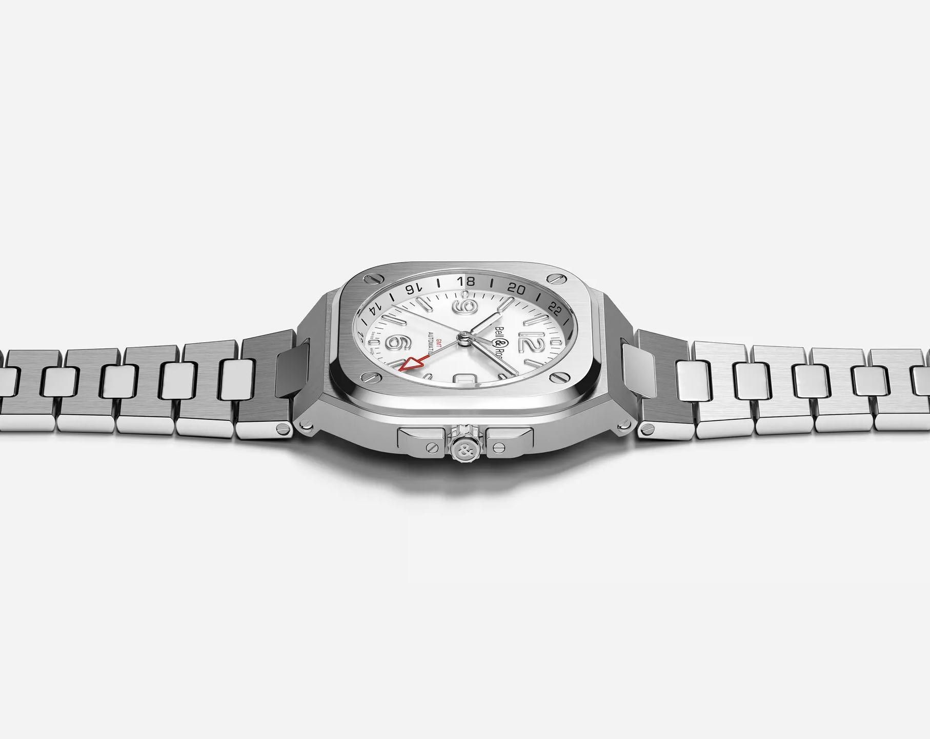 Bell & Ross Urban BR 05 GMT Silver Dial 41 mm Automatic Watch For Men - 2