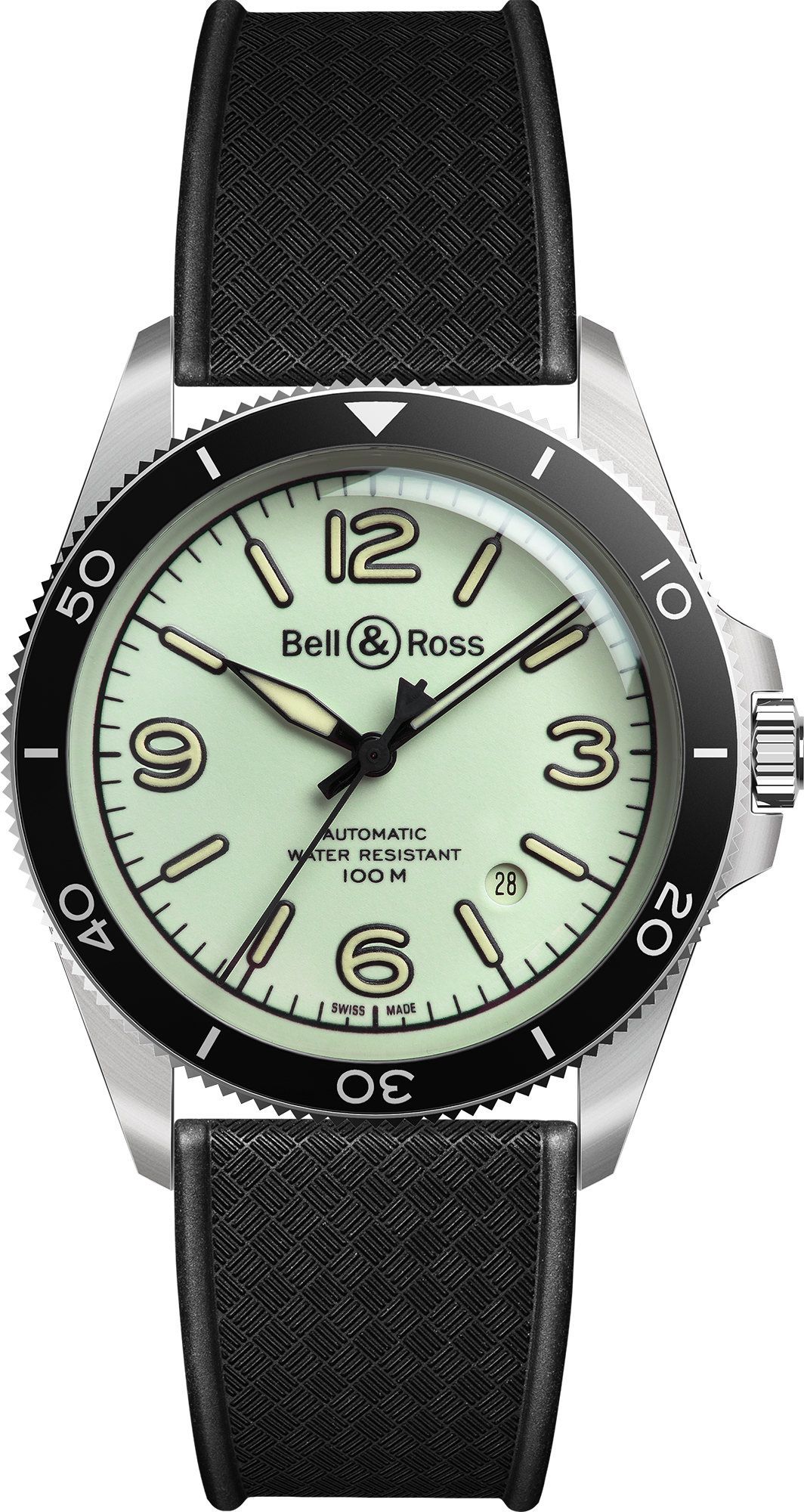 Bell & Ross Vintage BR V2 Auto Green Dial 41 mm Automatic Watch For Men - 1