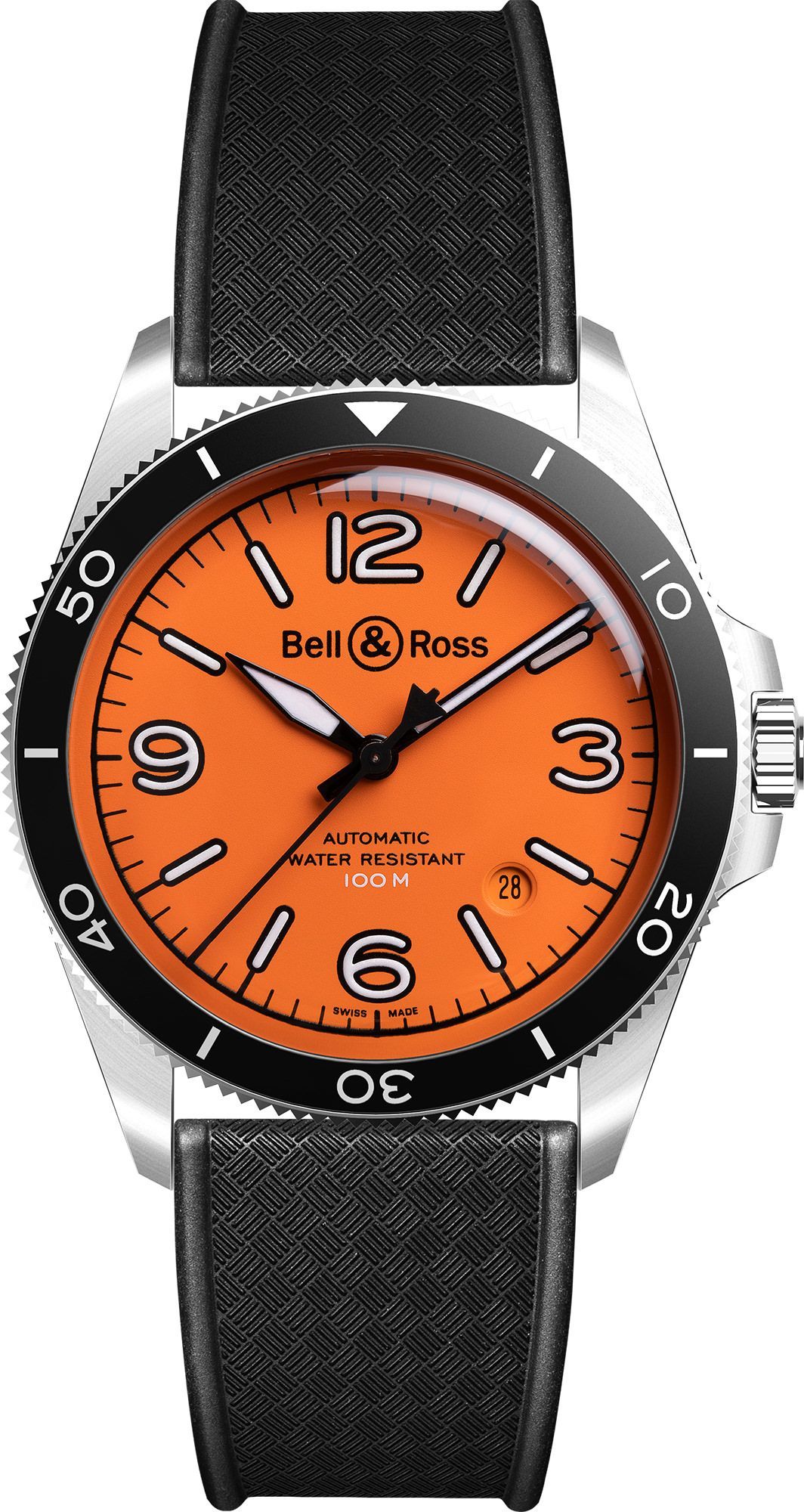 Bell & Ross Vintage BR V2 Auto Orange Dial 41 mm Automatic Watch For Men - 1