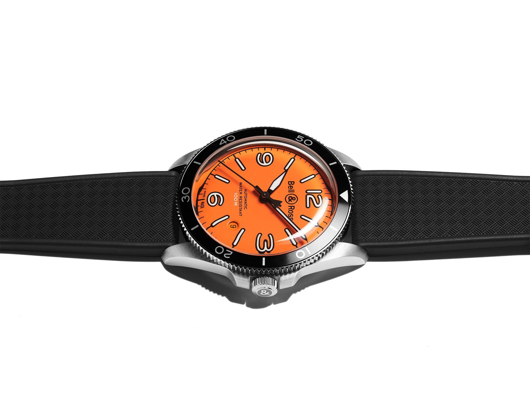 Bell & Ross Vintage BR V2 Auto Orange Dial 41 mm Automatic Watch For Men - 2