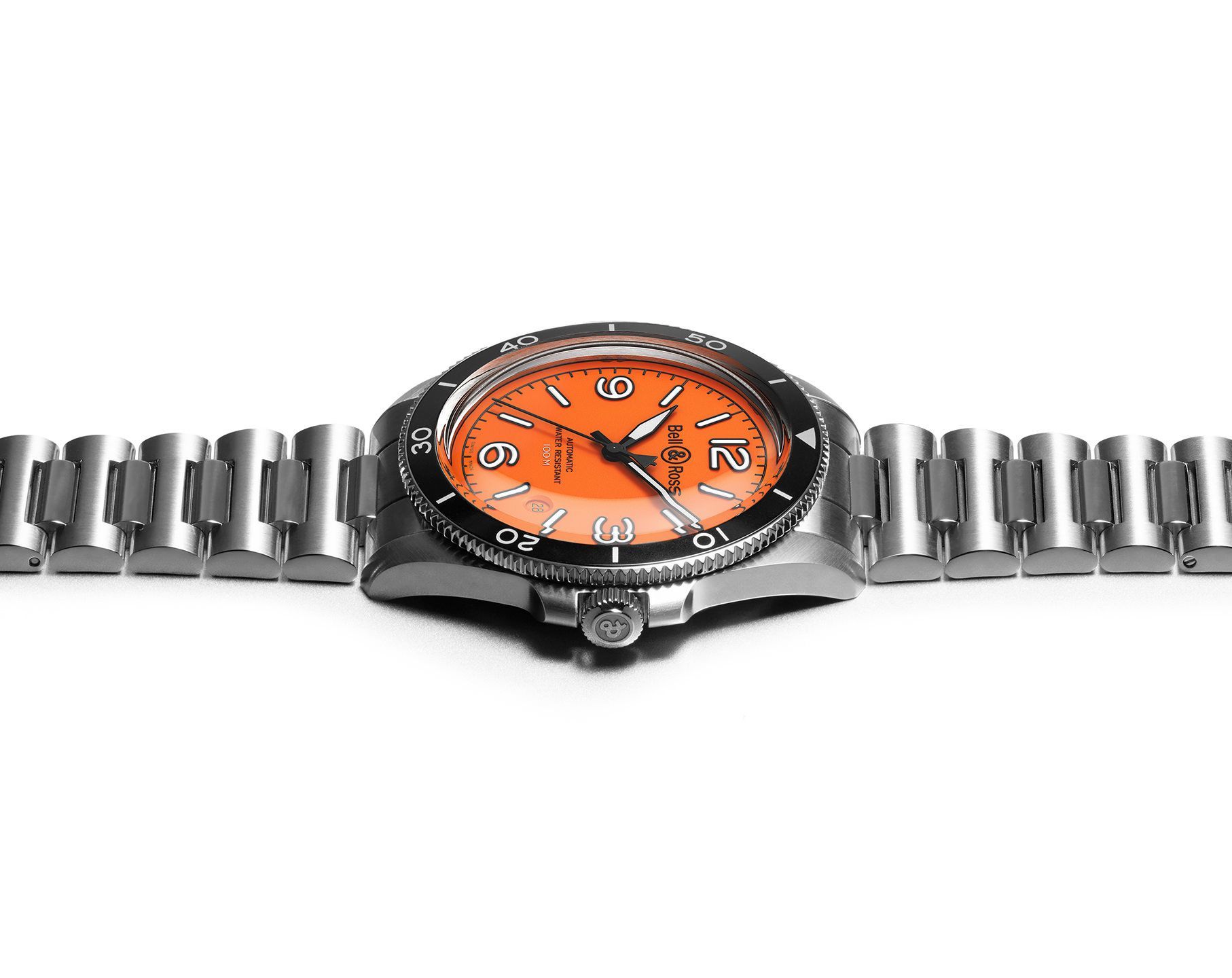 Bell & Ross Vintage BR V2 Auto Orange Dial 41 mm Automatic Watch For Men - 2