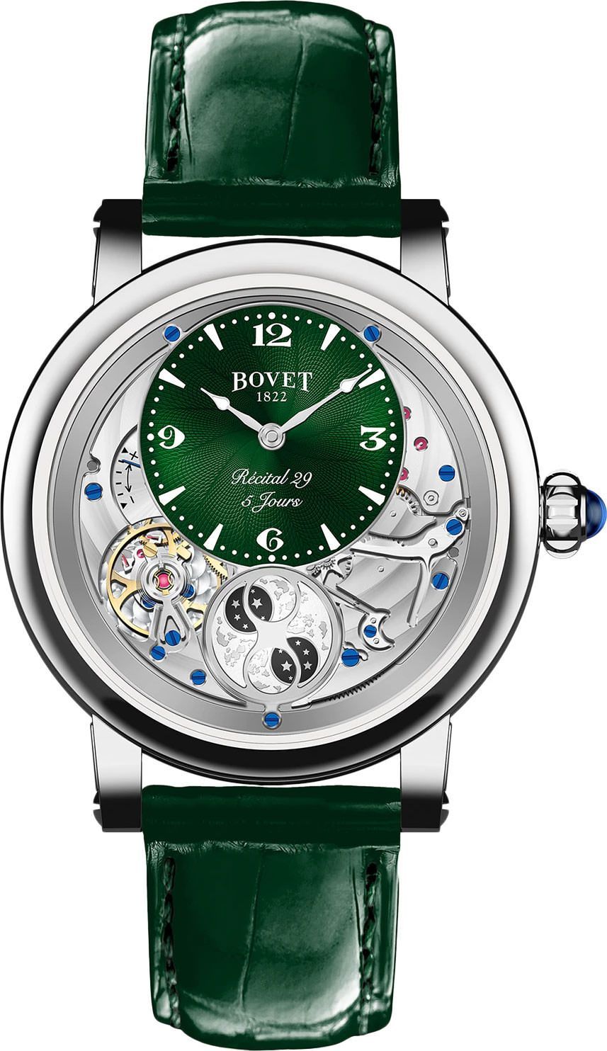 Bovet Récital 29 42 mm Watch in Green Dial For Men - 1