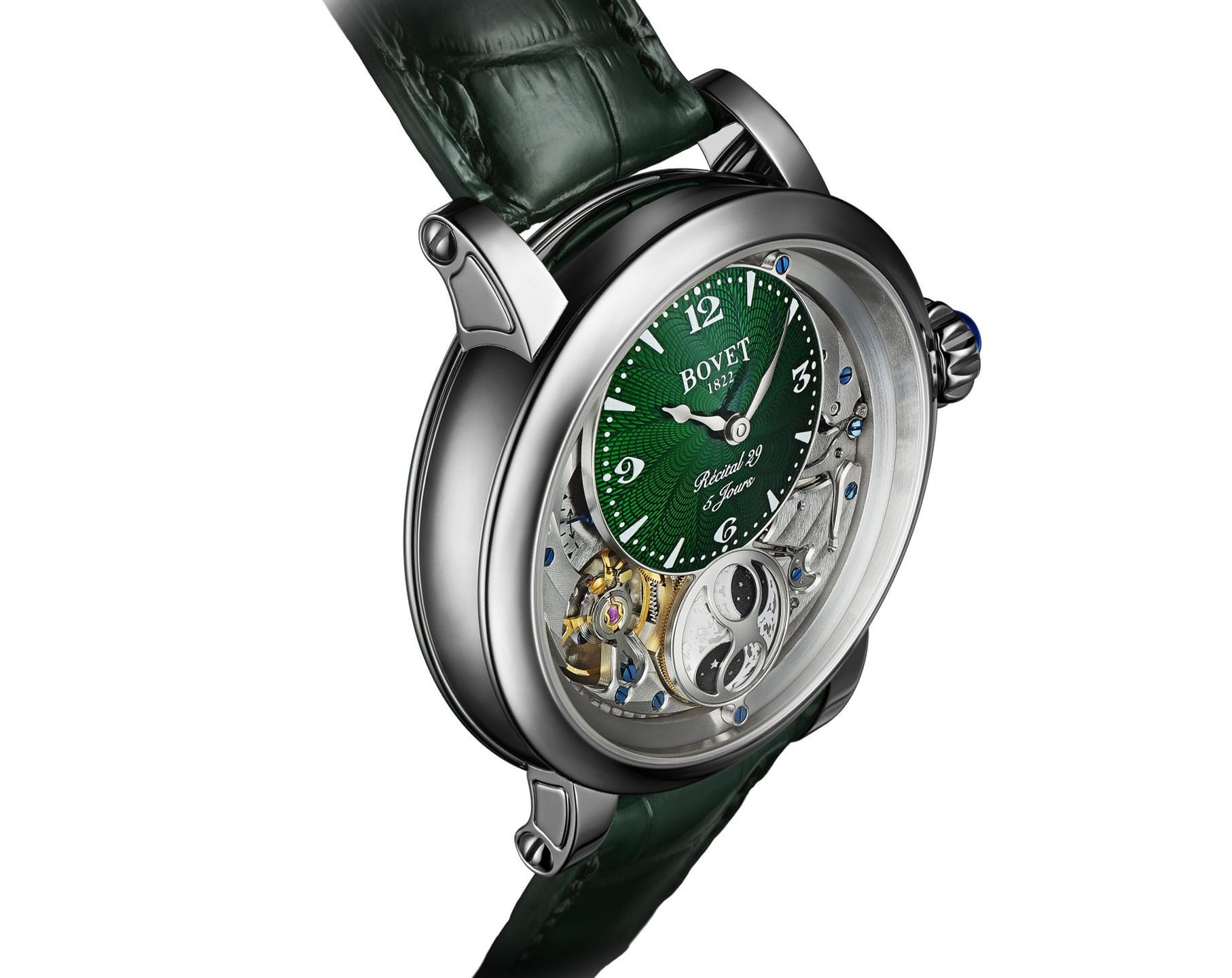 Bovet Récital 29 42 mm Watch in Green Dial For Men - 2