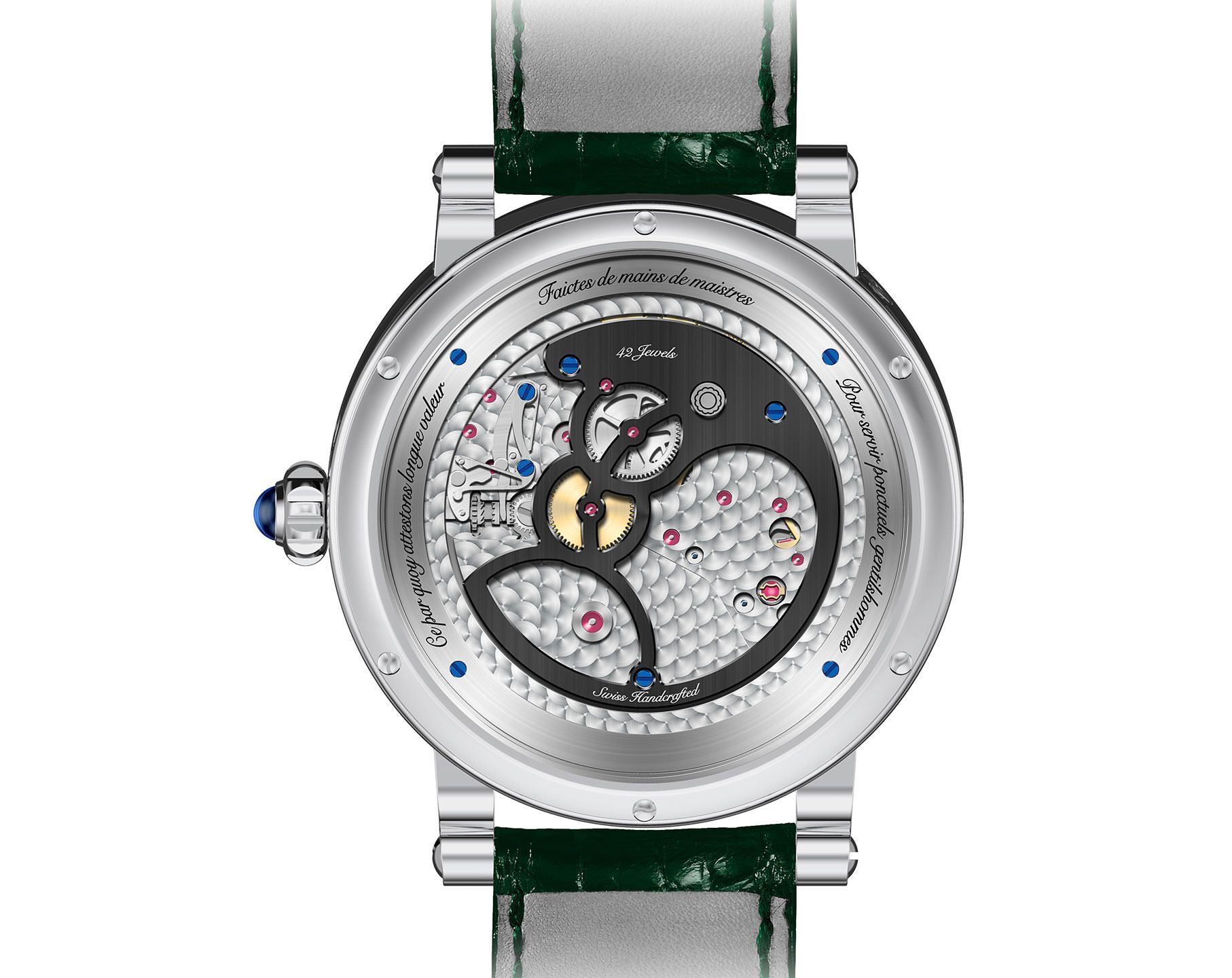 Bovet Récital 29 42 mm Watch in Green Dial For Men - 3