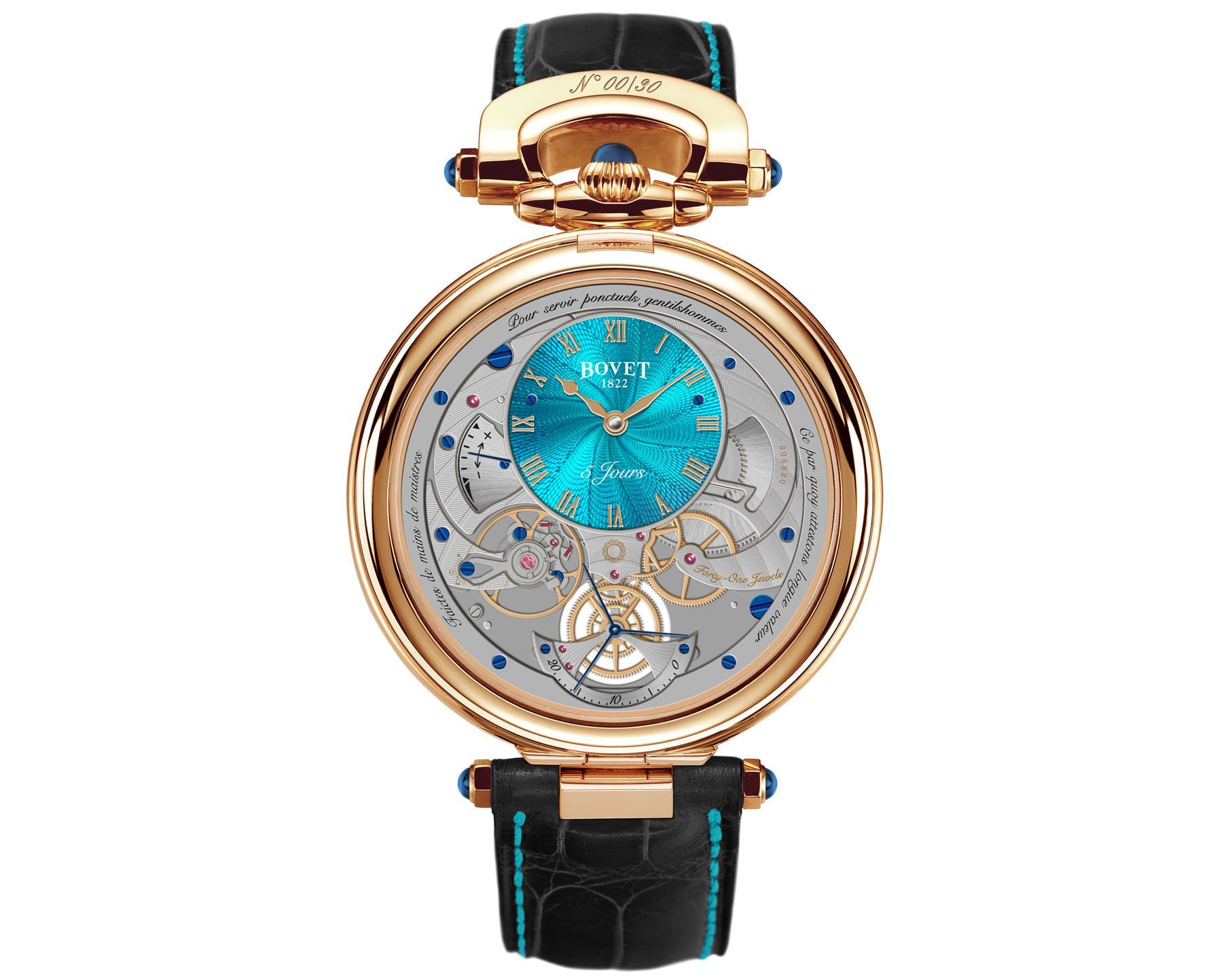 Bovet Virtuoso VII 43.3 mm Watch in Turquoise Dial For Men - 2