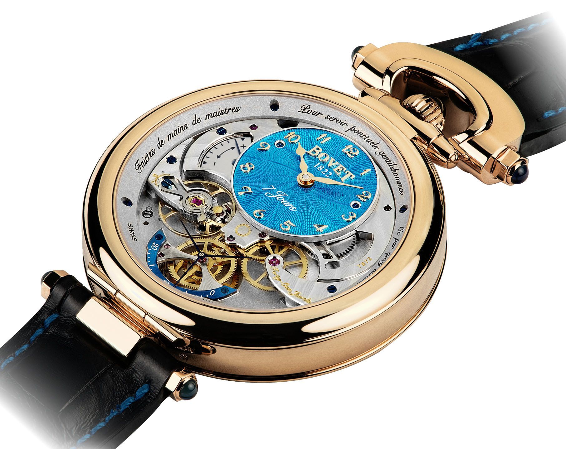 Bovet Monsieur Bovet 43 mm Watch in Turquoise Dial For Men - 5