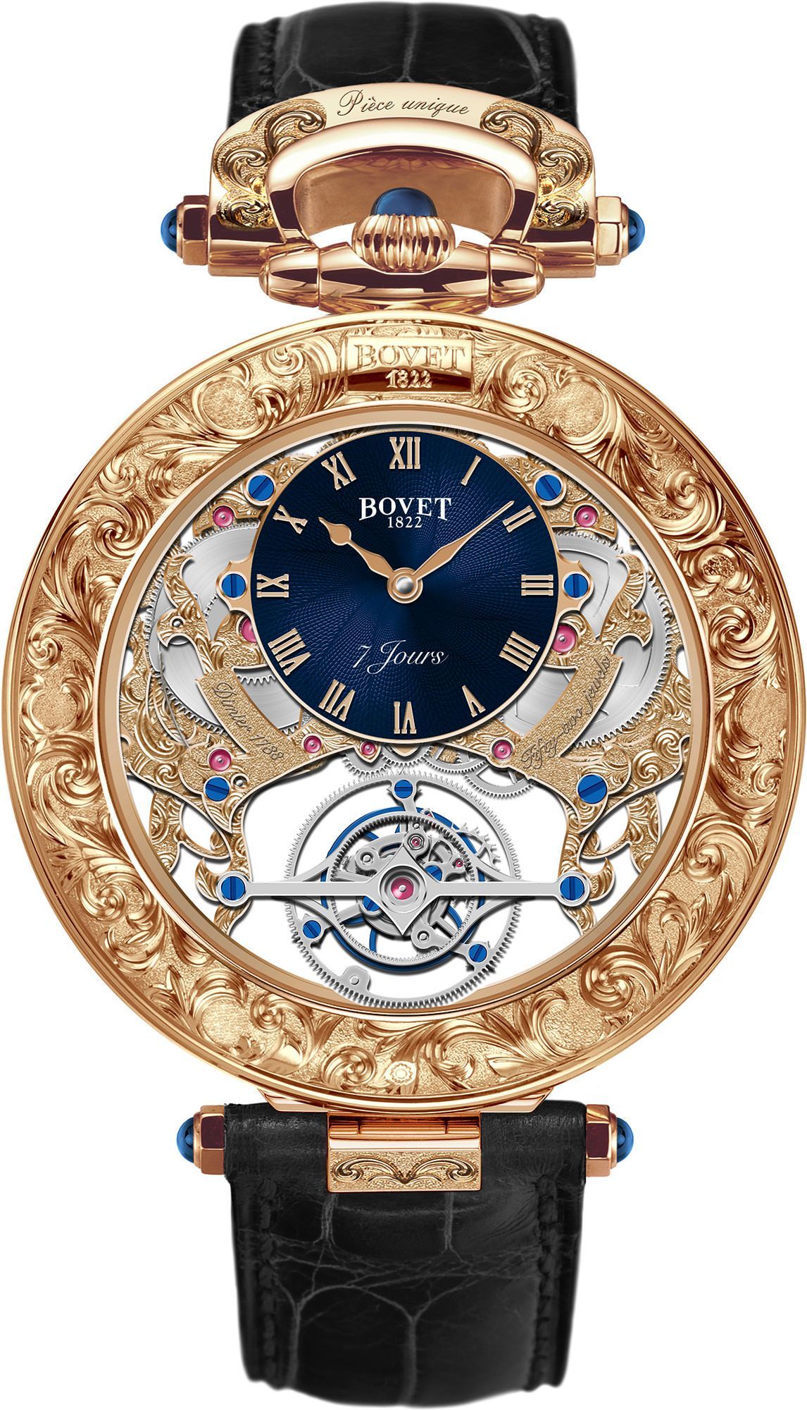 Bovet Amadeo 45 mm Watch in Blue Dial For Men - 1