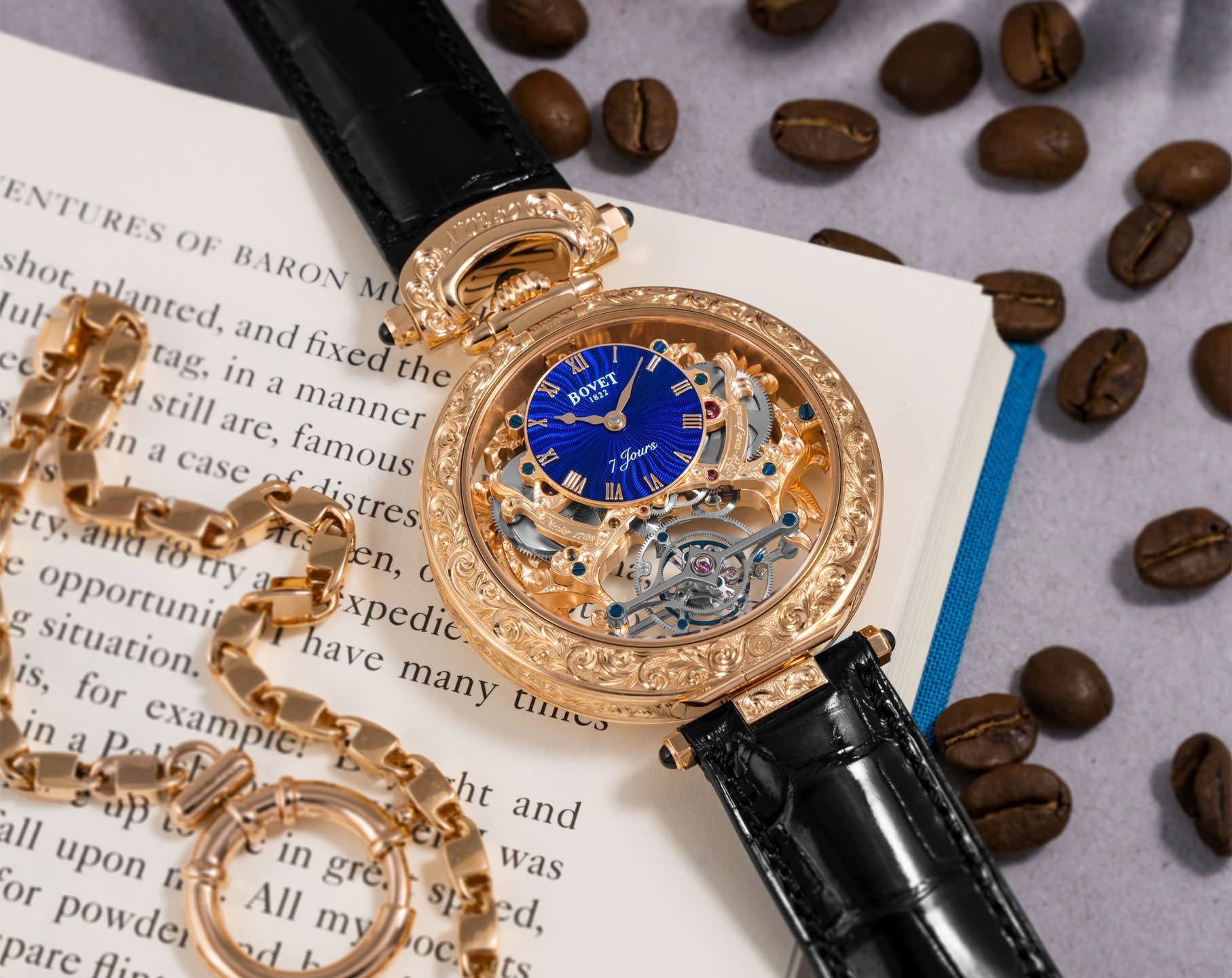 Bovet Amadeo 45 mm Watch in Blue Dial For Men - 5