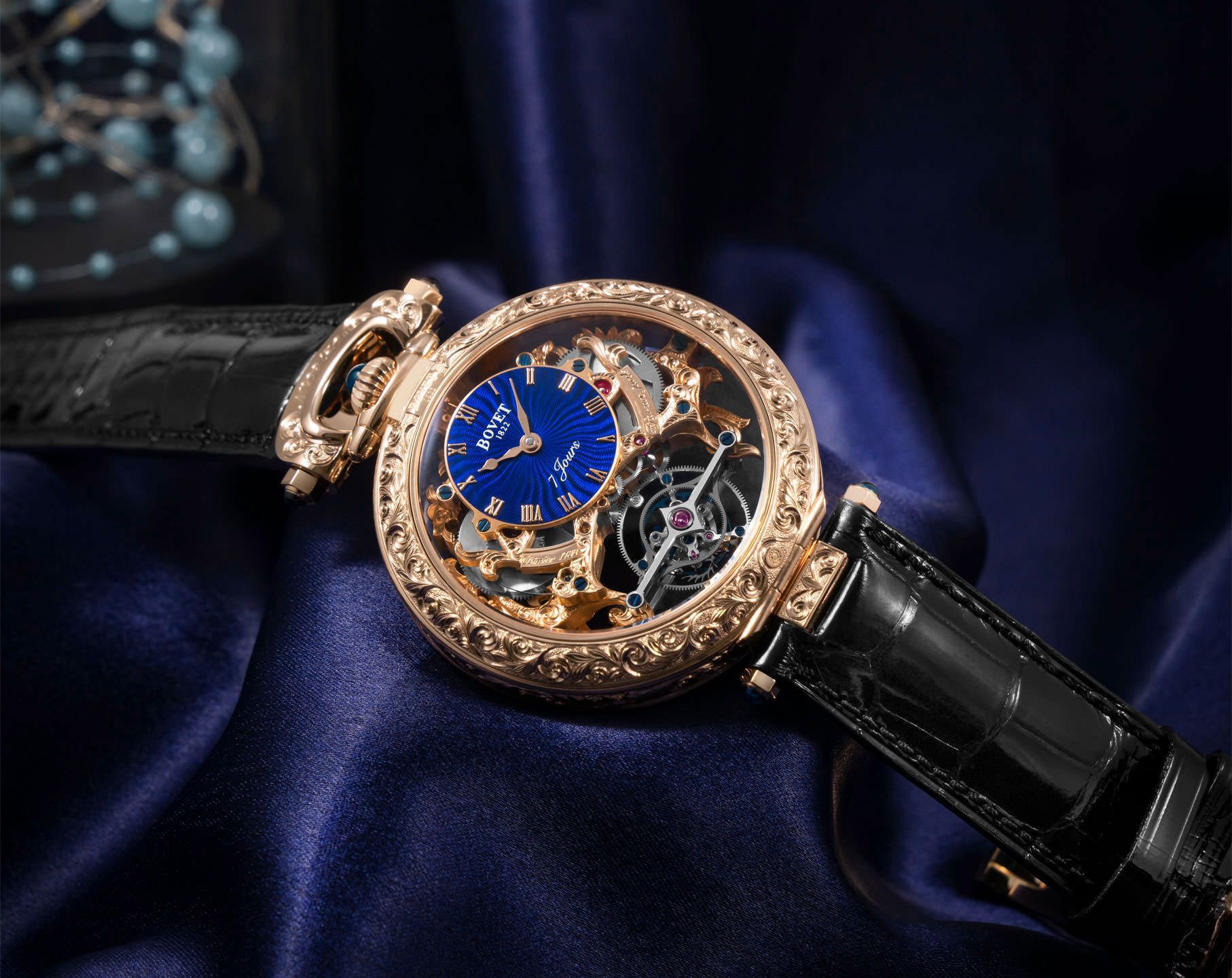Bovet Amadeo 45 mm Watch in Blue Dial For Men - 7