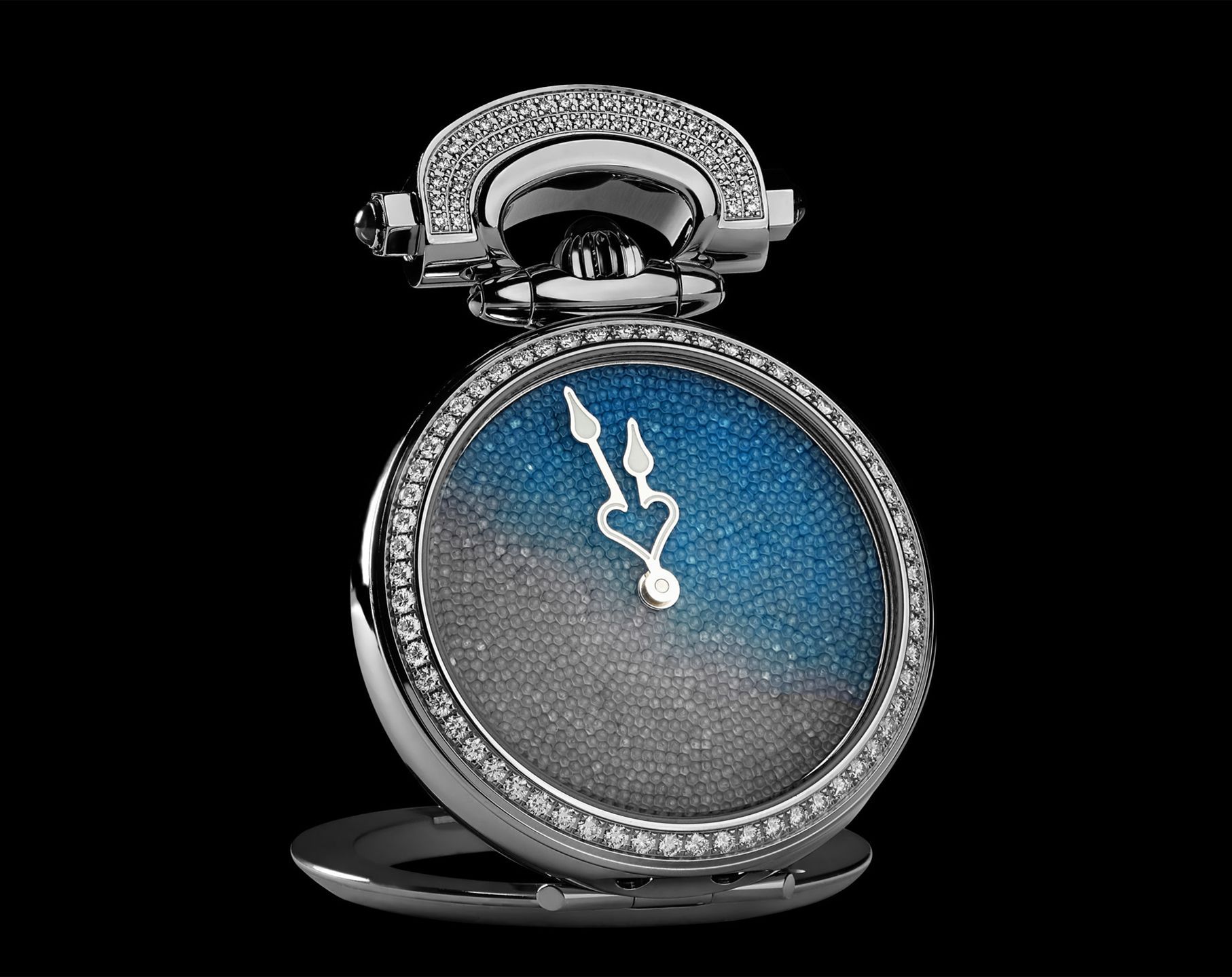 Bovet Miss Audrey Sweet Art 36 mm Watch in Blue & Grey Dial For Women - 5