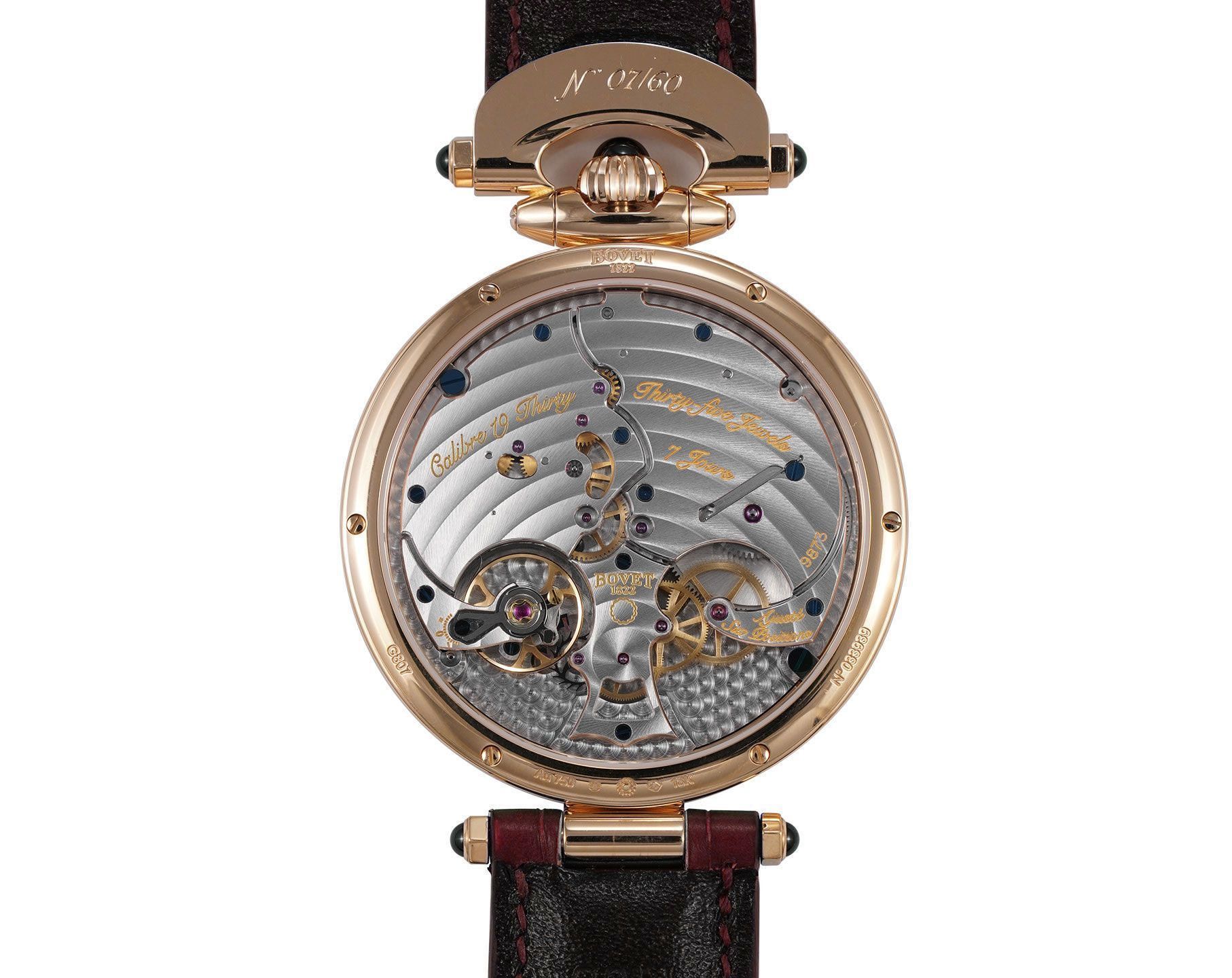 Bovet Fleurier 19Thirty Great Guilloché Red Dial 42 mm Manual Winding Watch For Men - 2