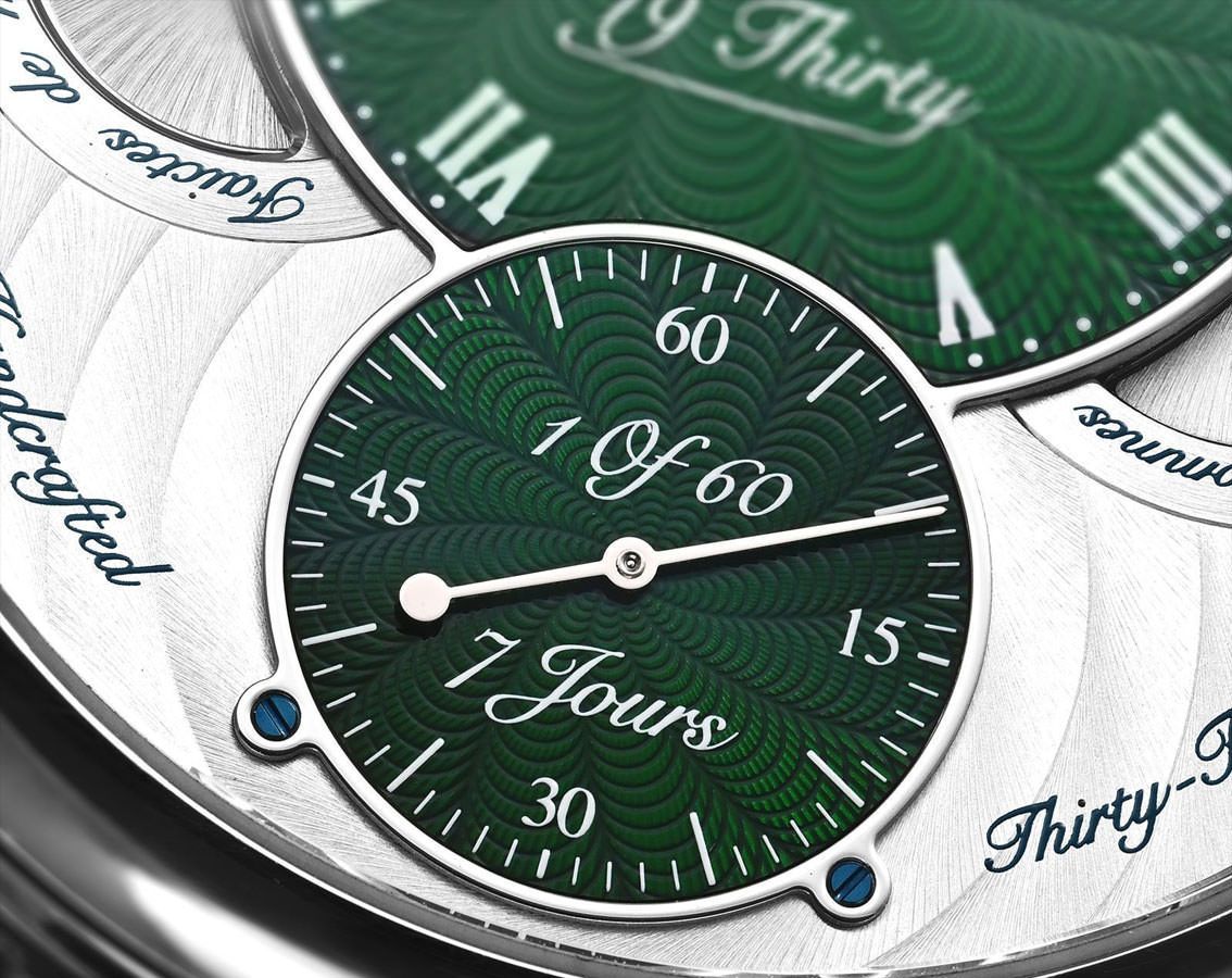 Bovet 19Thirty Great Guilloché 42 mm Watch in Green Dial For Men - 5