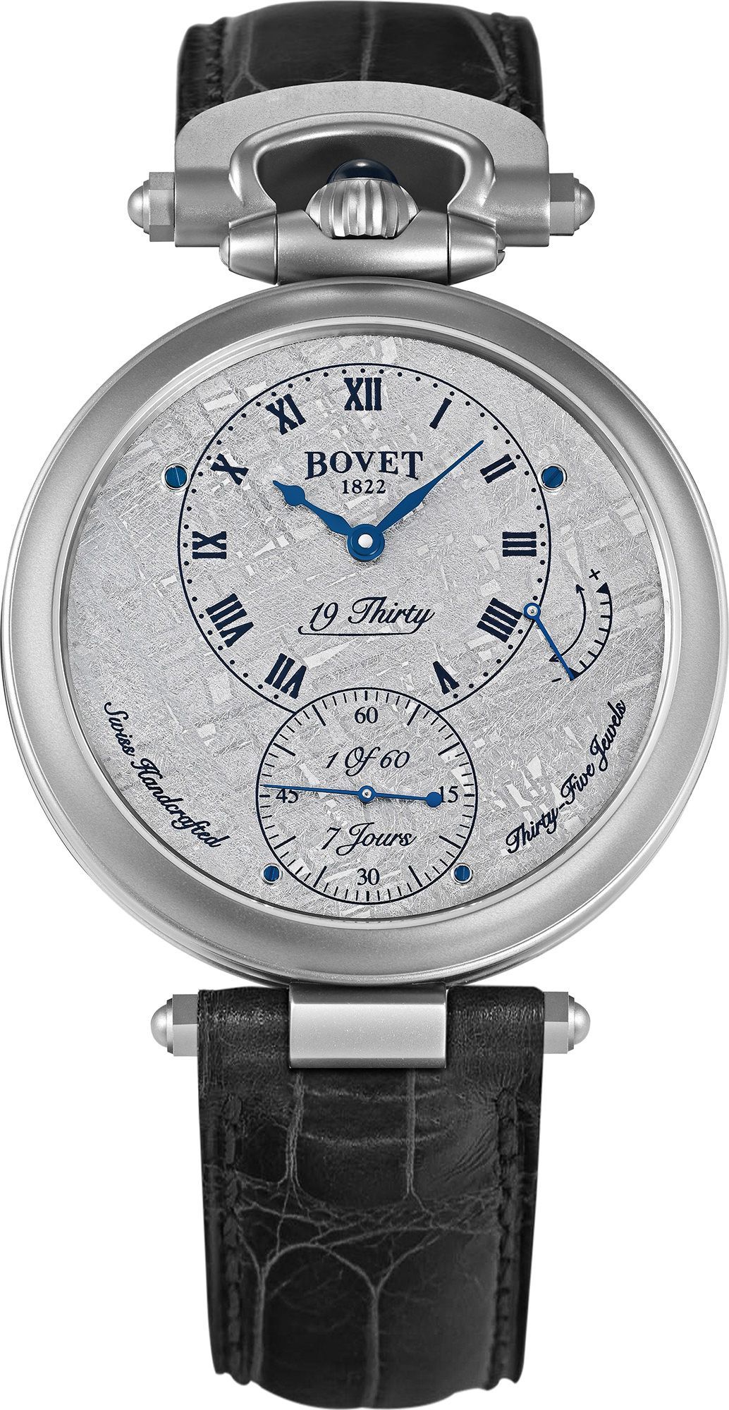 Bovet Fleurier 19Thirty Meteorite Grey Dial 42 mm Manual Winding Watch For Men - 1