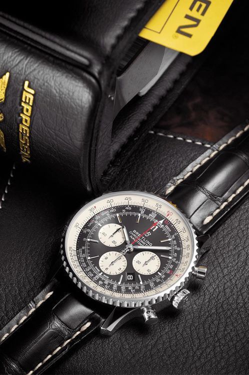 Breitling Navitimer  Black Dial 46 mm Automatic Watch For Men - 6
