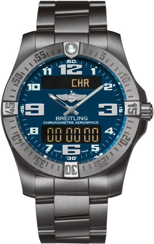Breitling Professional Aerospace EVO Blue Dial 43mm Quartz Watch For Men - 1