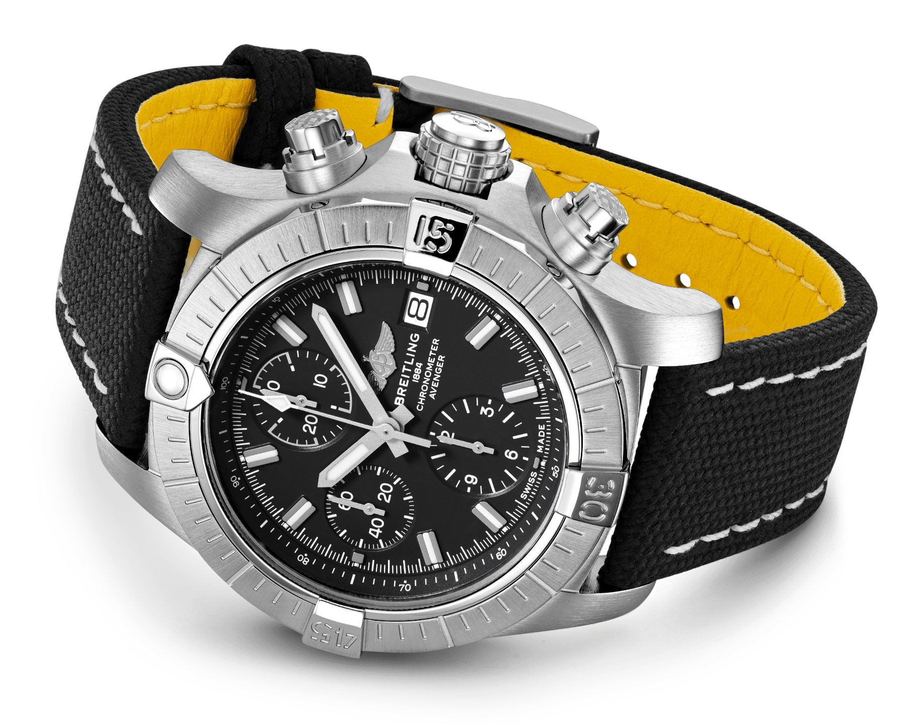 Breitling  43 mm Watch in Black Dial For Men - 4