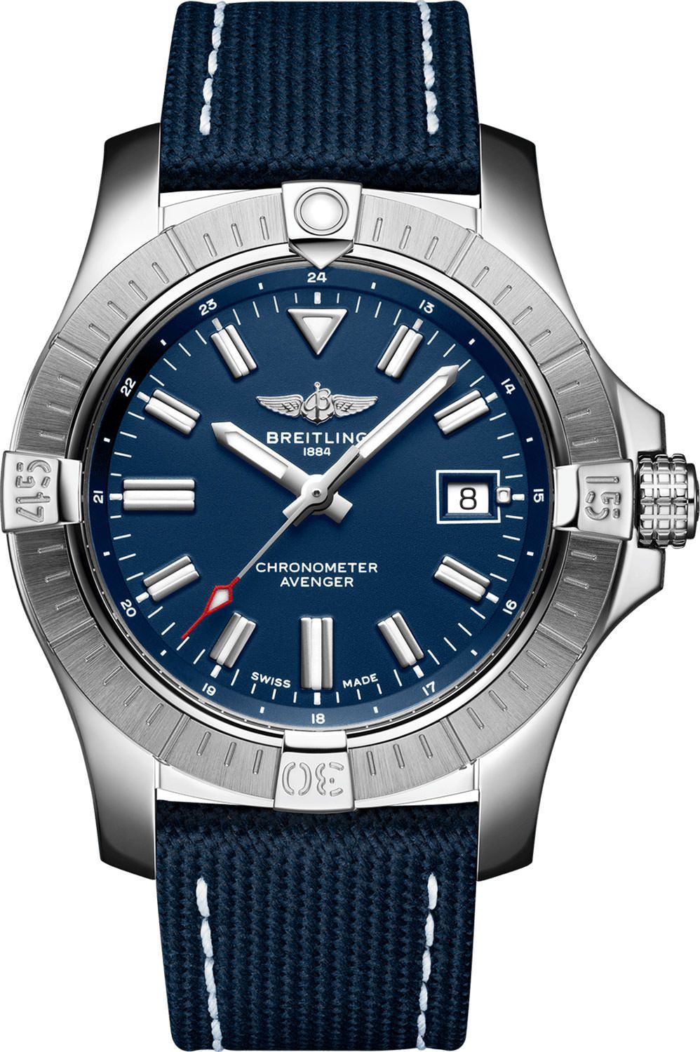 Breitling  43 mm Watch in Blue Dial For Men - 1