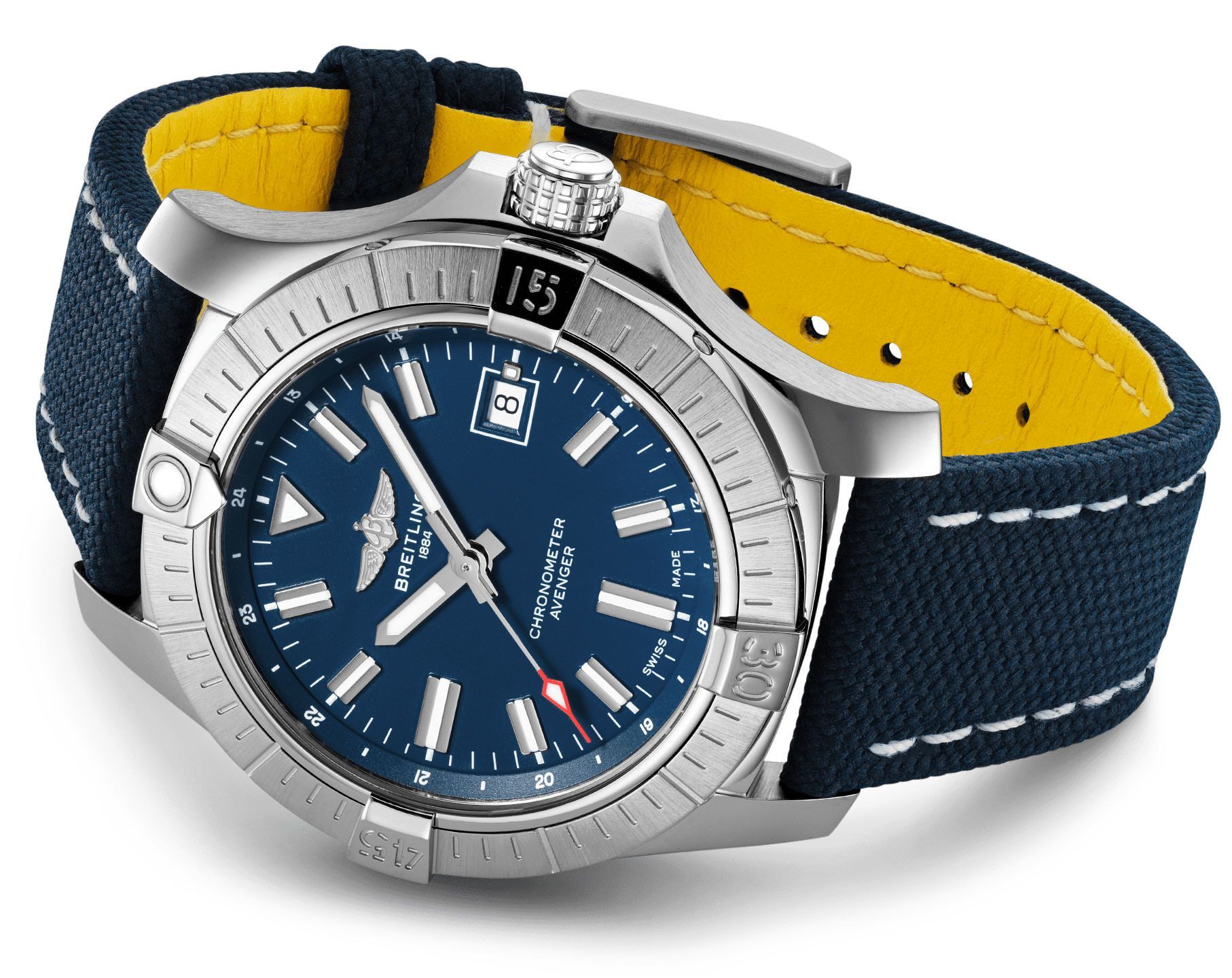 Breitling  43 mm Watch in Blue Dial For Men - 5