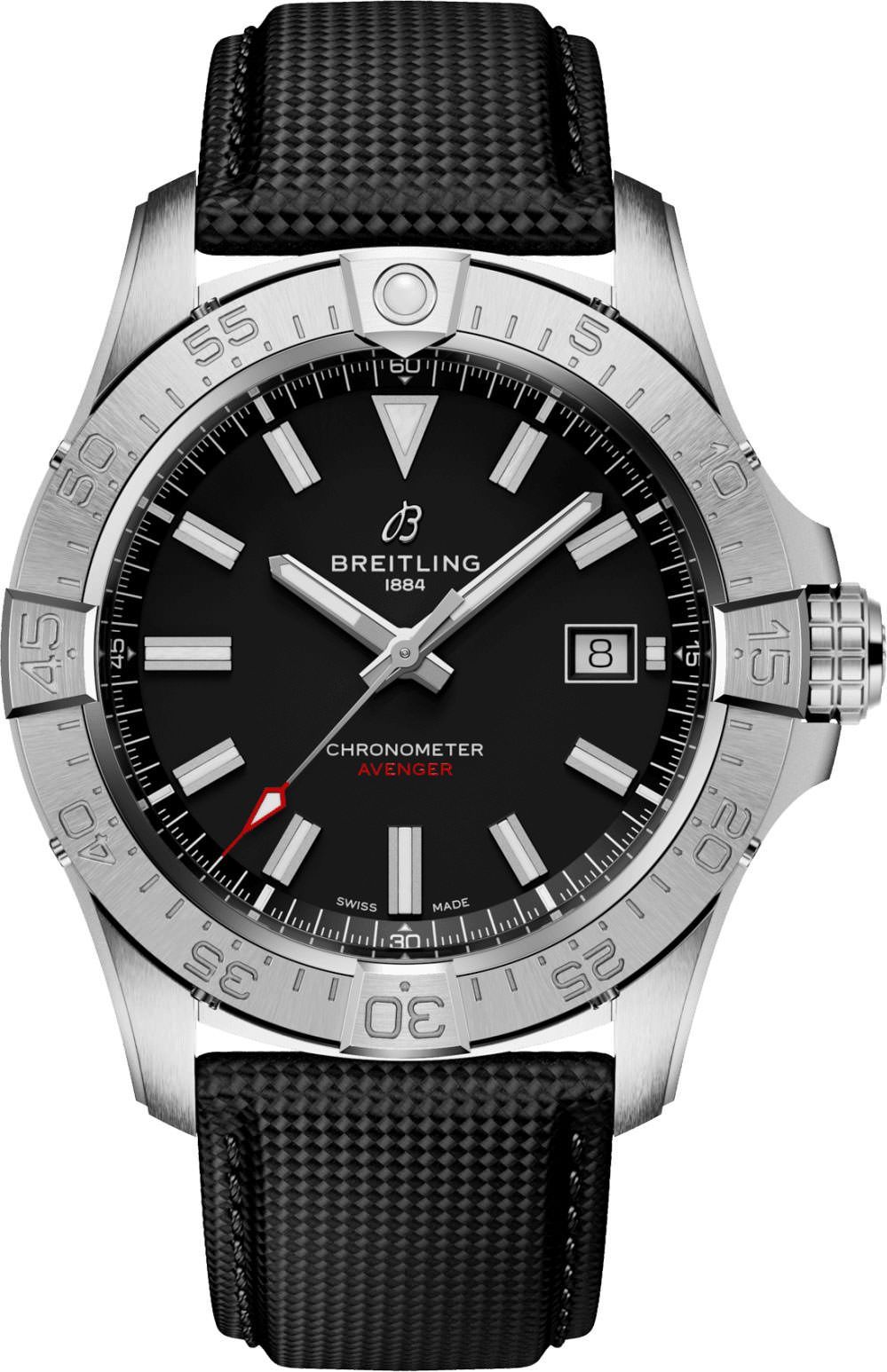 Breitling Avenger  Black Dial 42 mm Automatic Watch For Men - 1