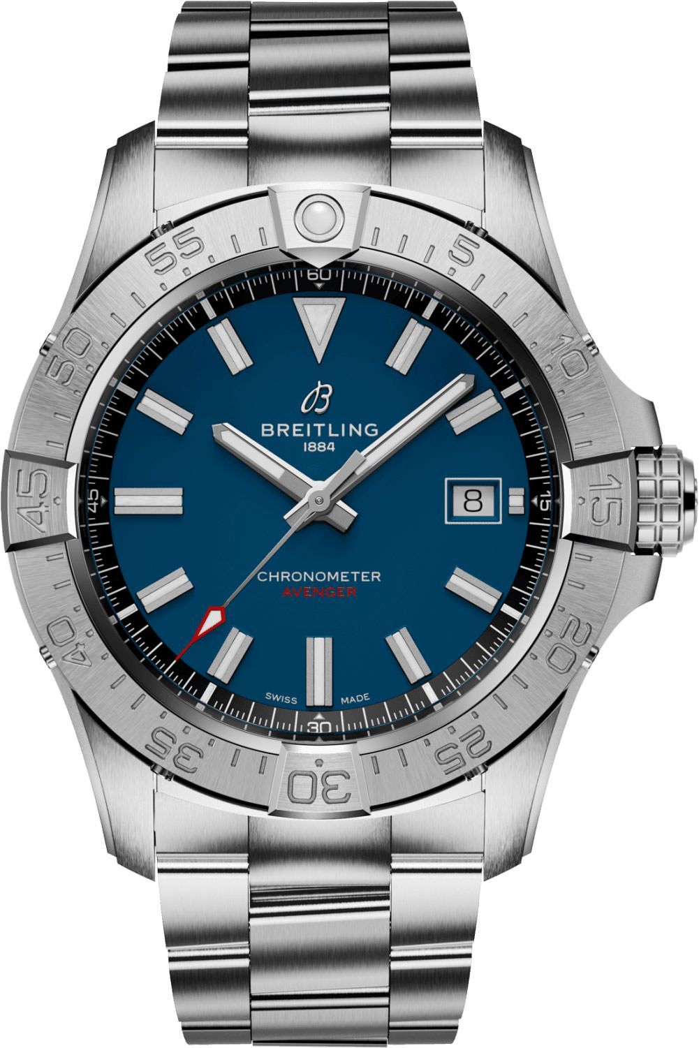 Breitling Avenger  Blue Dial 42 mm Automatic Watch For Men - 1