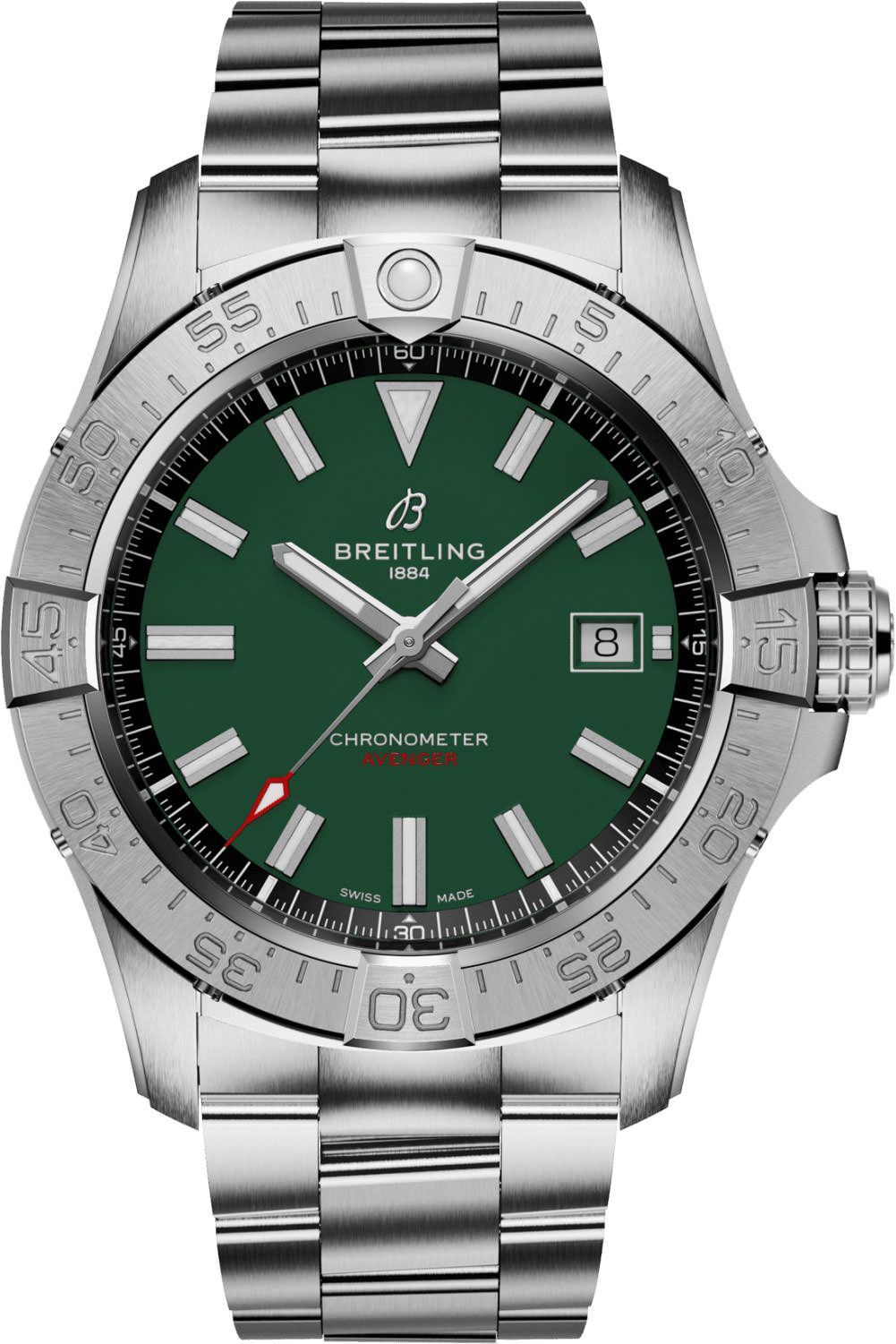 Breitling Avenger  Green Dial 42 mm Automatic Watch For Men - 1
