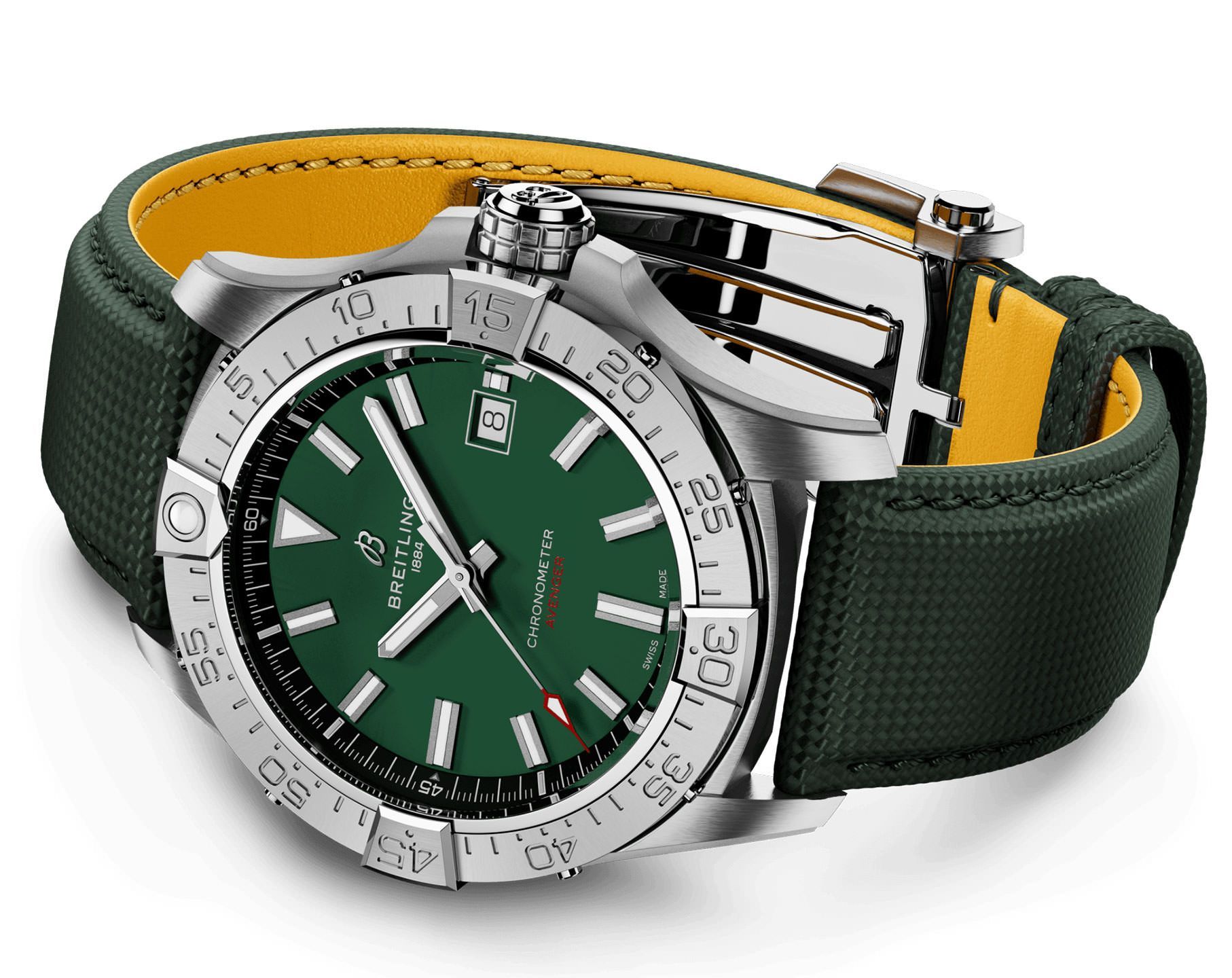 Breitling Avenger  Green Dial 42 mm Automatic Watch For Men - 4