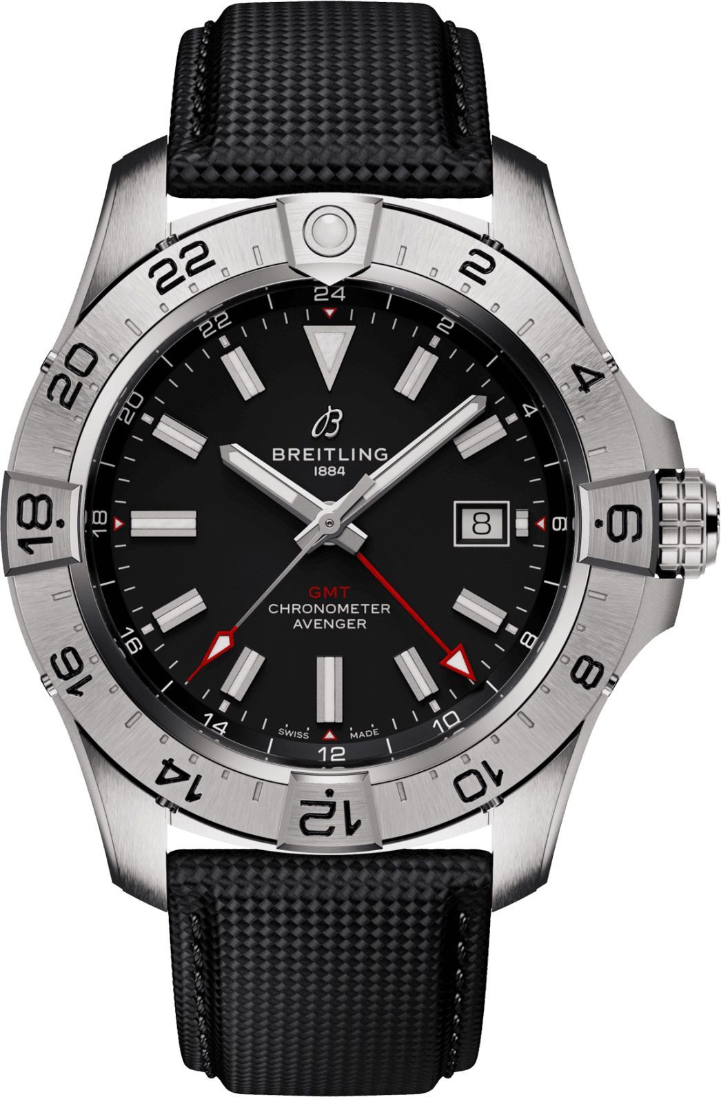 Breitling Avenger  Black Dial 44 mm Automatic Watch For Men - 1