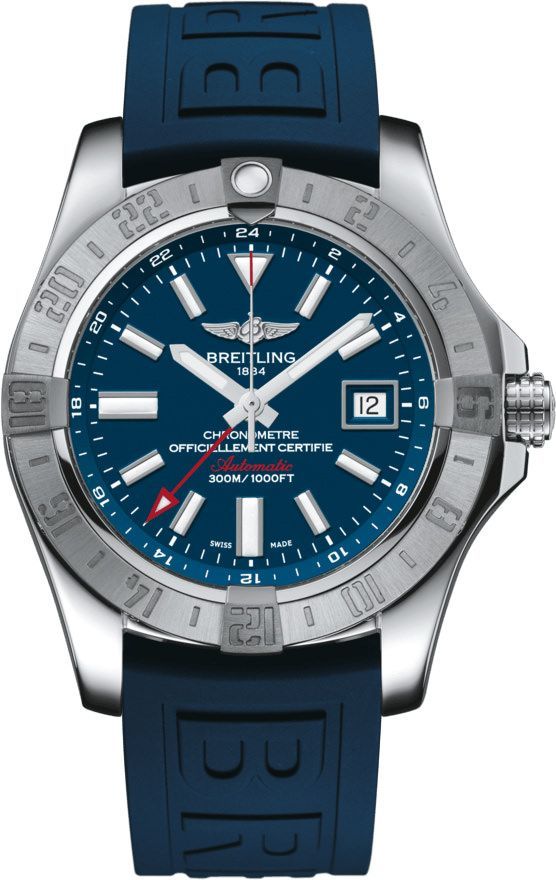 Breitling Avenger Avenger II GMT Blue Dial 43 mm Automatic Watch For Men - 1
