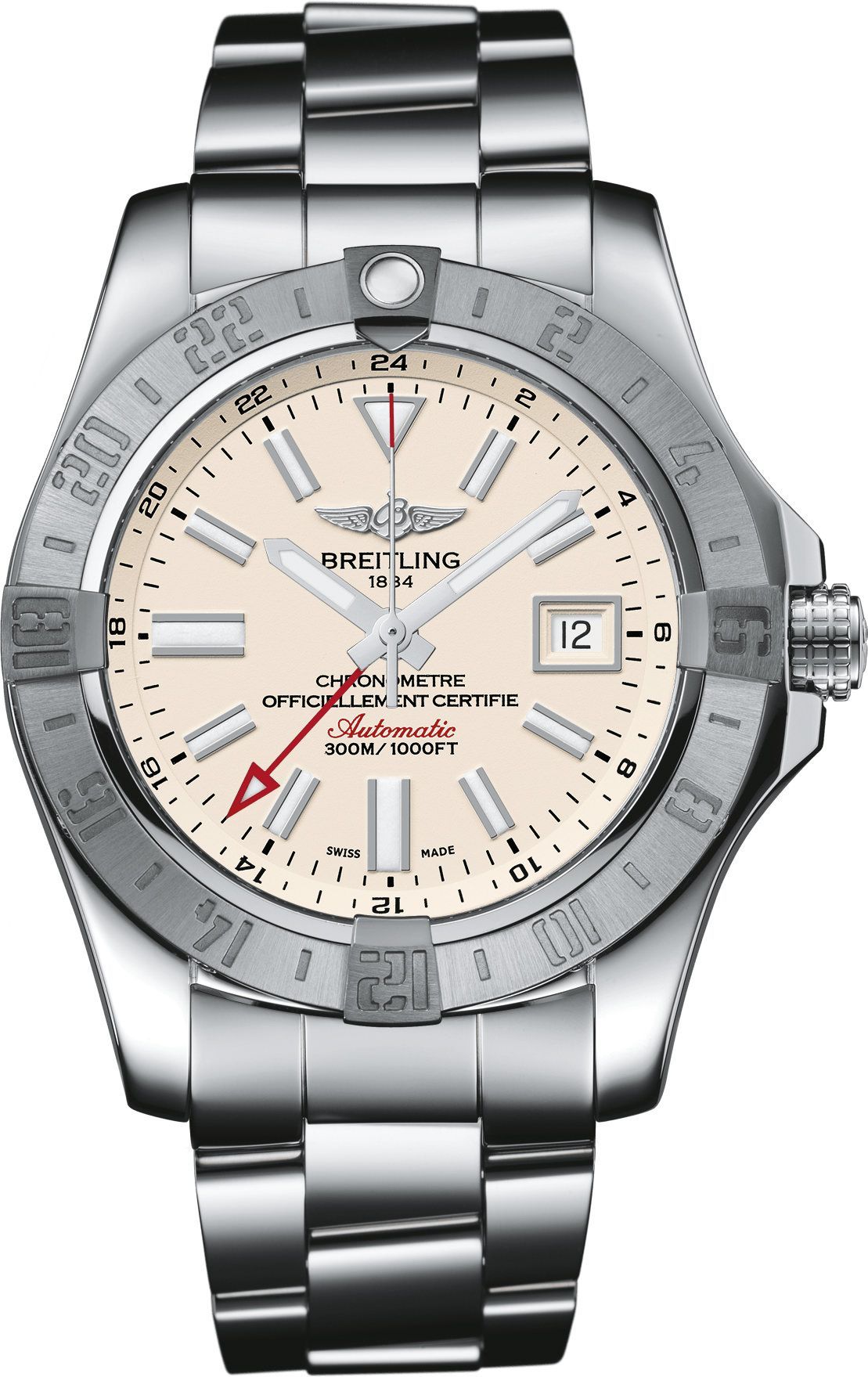 Breitling Avenger Avenger II GMT Ivory Dial 43 mm Automatic Watch For Men - 1