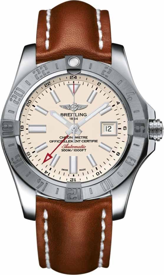 Breitling Avenger Avenger II GMT Silver Dial 43 mm Automatic Watch For Men - 1