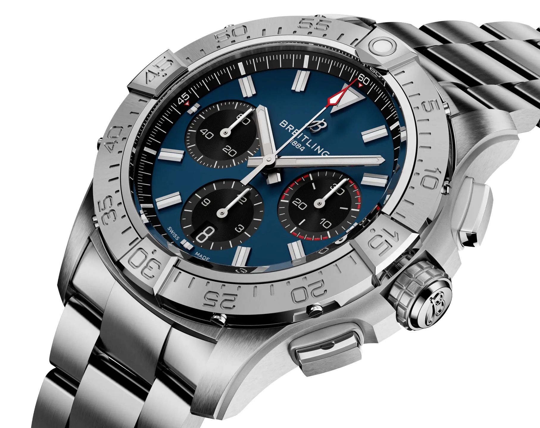 Breitling Avenger Automatic Men Watches in Round case Blue Dial