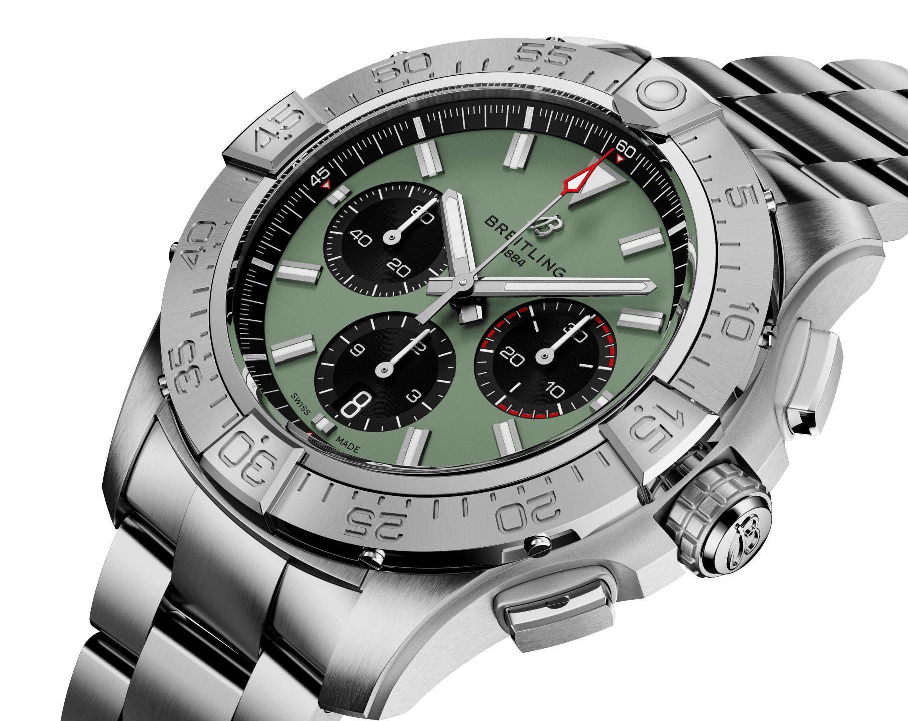 Breitling Avenger  Green Dial 44 mm Automatic Watch For Men - 2