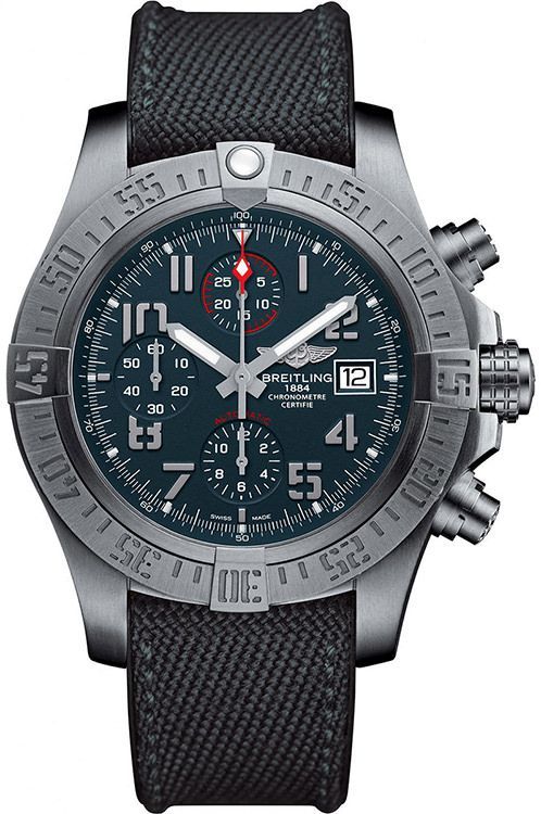 Breitling Avenger  Grey Dial 45 mm Automatic Watch For Men - 1