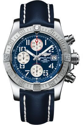 Breitling Avenger II 43 mm Watch in Blue Dial For Men - 1