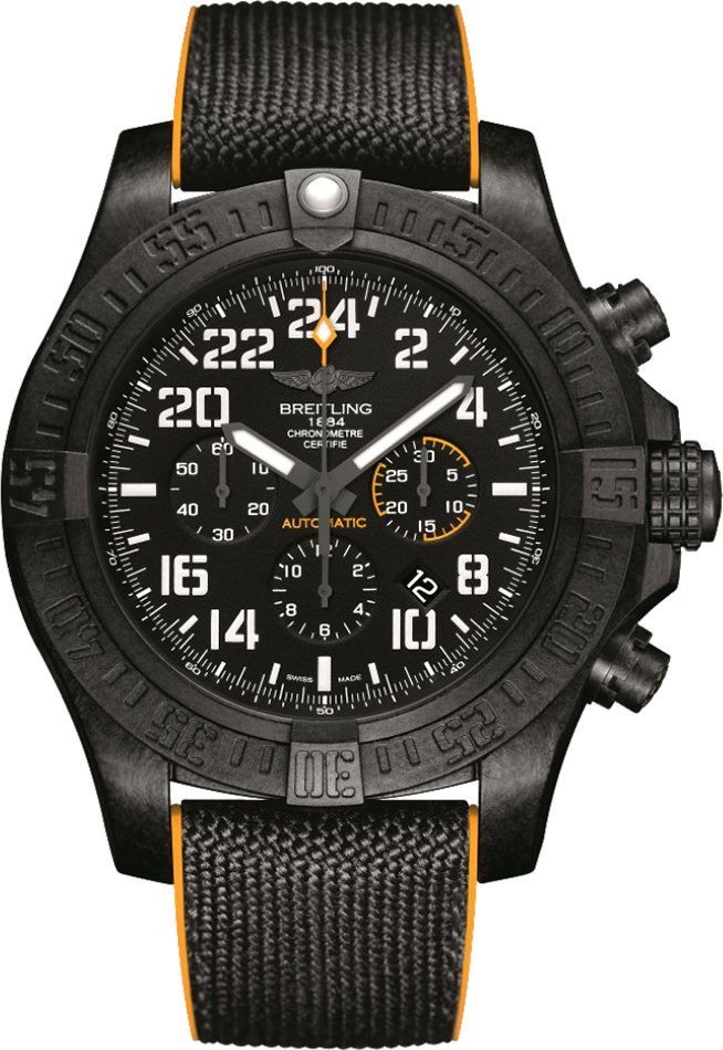 Breitling Avenger Hurricane Black Dial 50 mm Automatic Watch For Men - 1