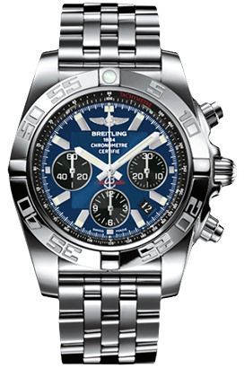 Breitling Chronomat Chronomat 44 Blue Dial 44 mm Automatic Watch For Men - 1