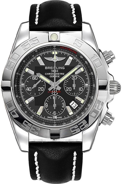 Breitling Chronomat 44 44 mm Watch in Carbon Black Dial For Men - 1