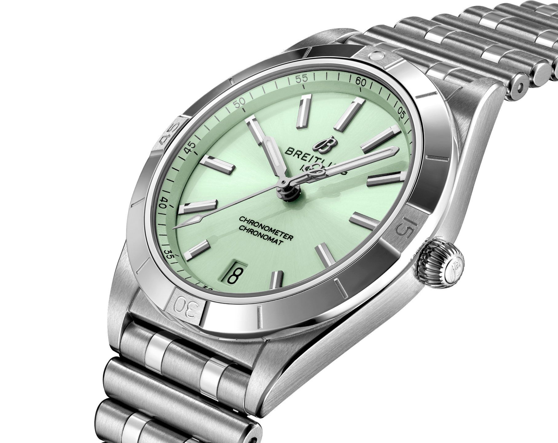 Breitling Chronomat  Green Dial 36 mm Automatic Watch For Women - 2
