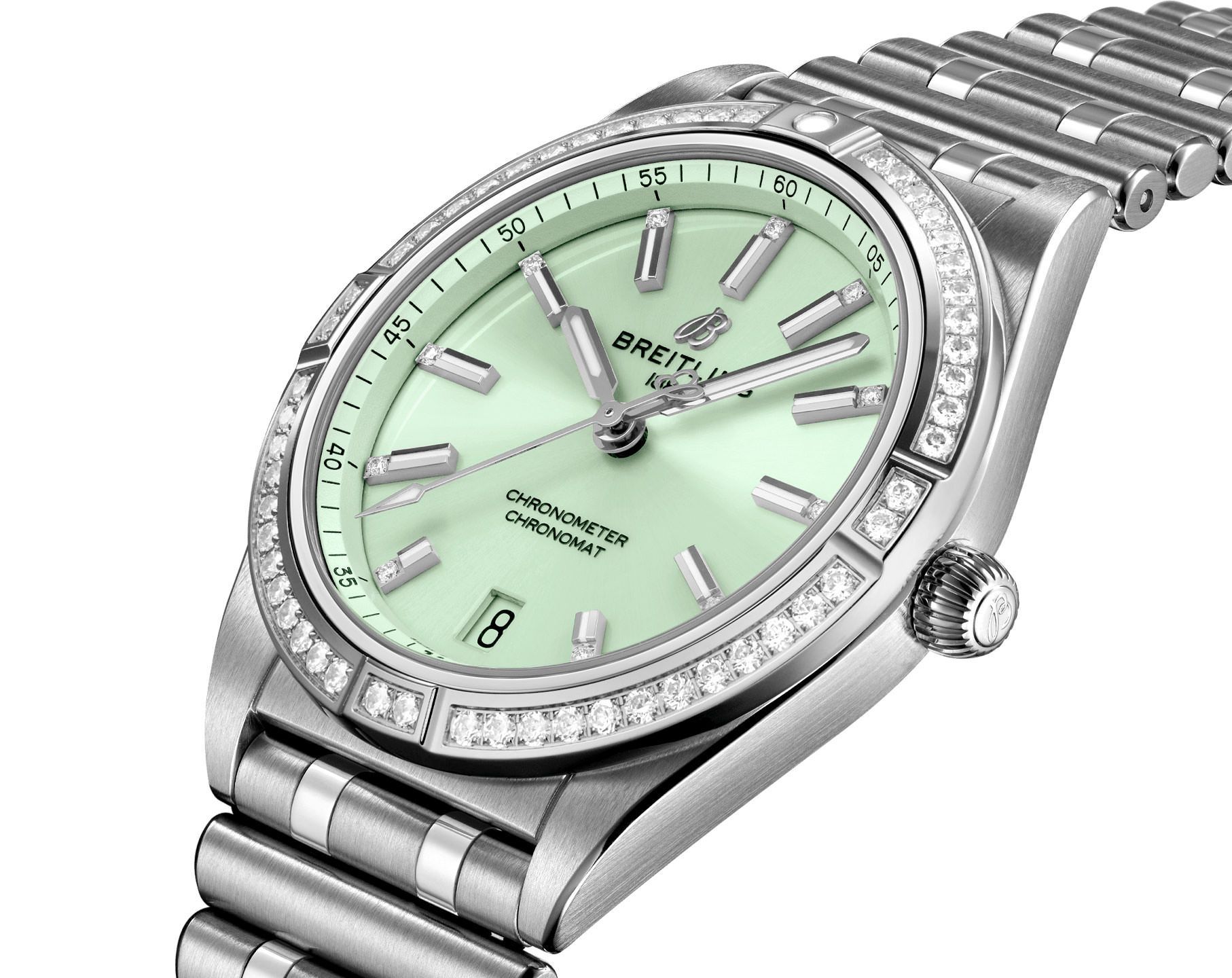 Breitling Chronomat  Green Dial 36 mm Automatic Watch For Women - 2