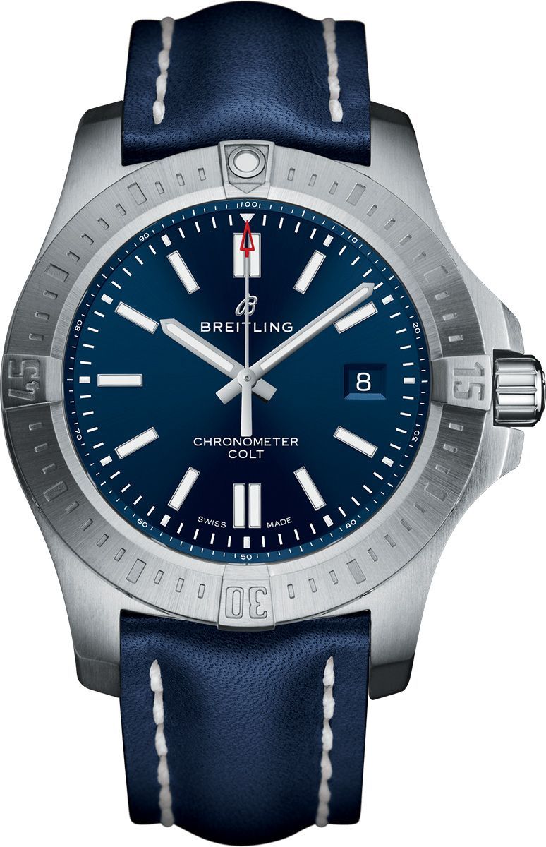 Breitling Chronomat Colt Automatic 44 44 mm Watch in Blue Dial For Men - 1