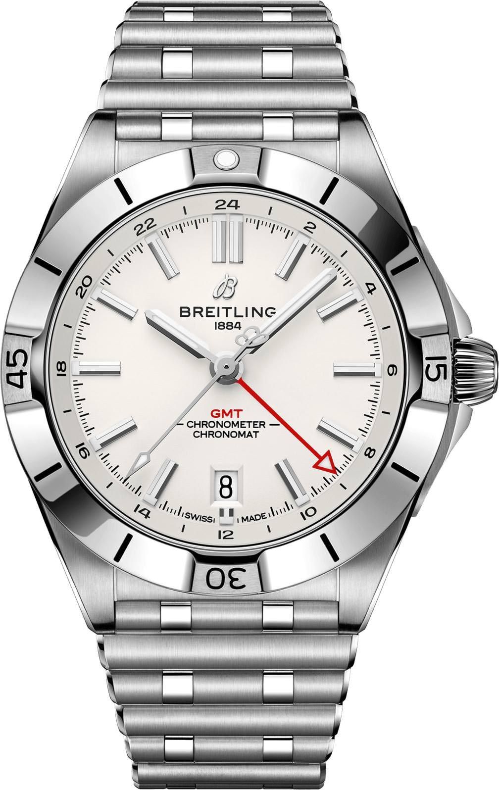 Breitling Chronomat  White Dial 40 mm Automatic Watch For Men - 1