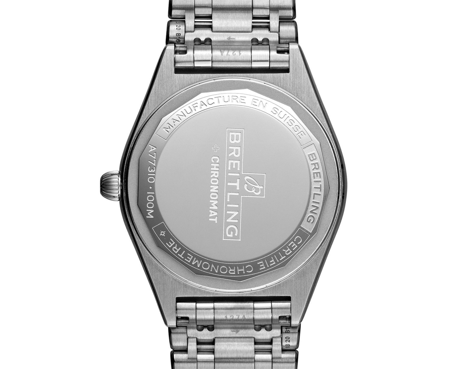 Breitling Chronomat  White Dial 36 mm Quartz Watch For Women - 4