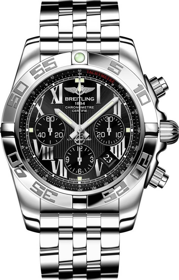 Breitling Chronomat 44 44 mm Watch in Black Dial For Men - 1
