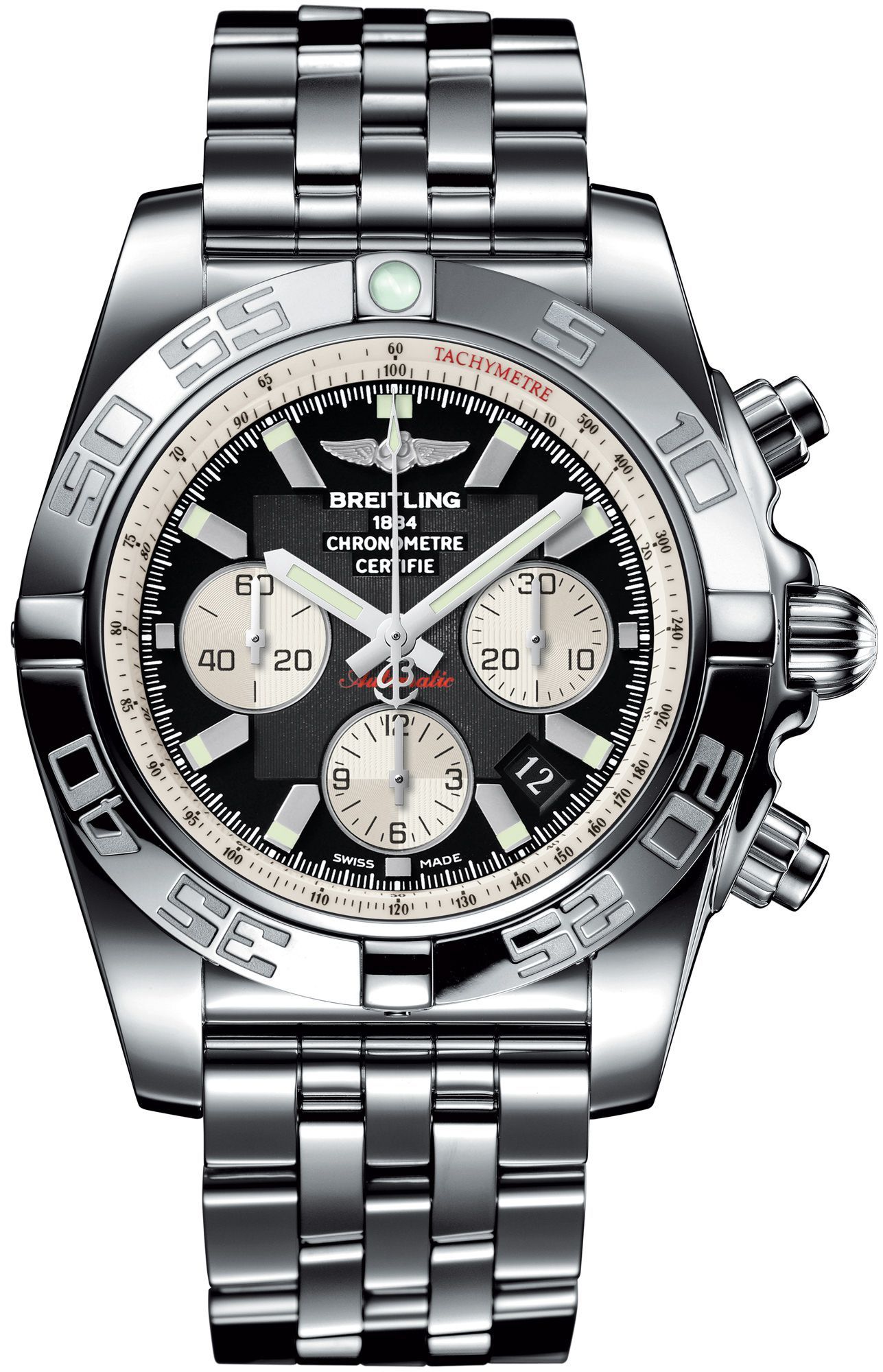 Breitling Chronomat Chronomat 44 Black Dial 44 mm Automatic Watch For Men - 1