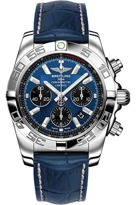 Breitling Chronomat Chronomat 44 Blue Dial 43 mm Automatic Watch For Men - 1