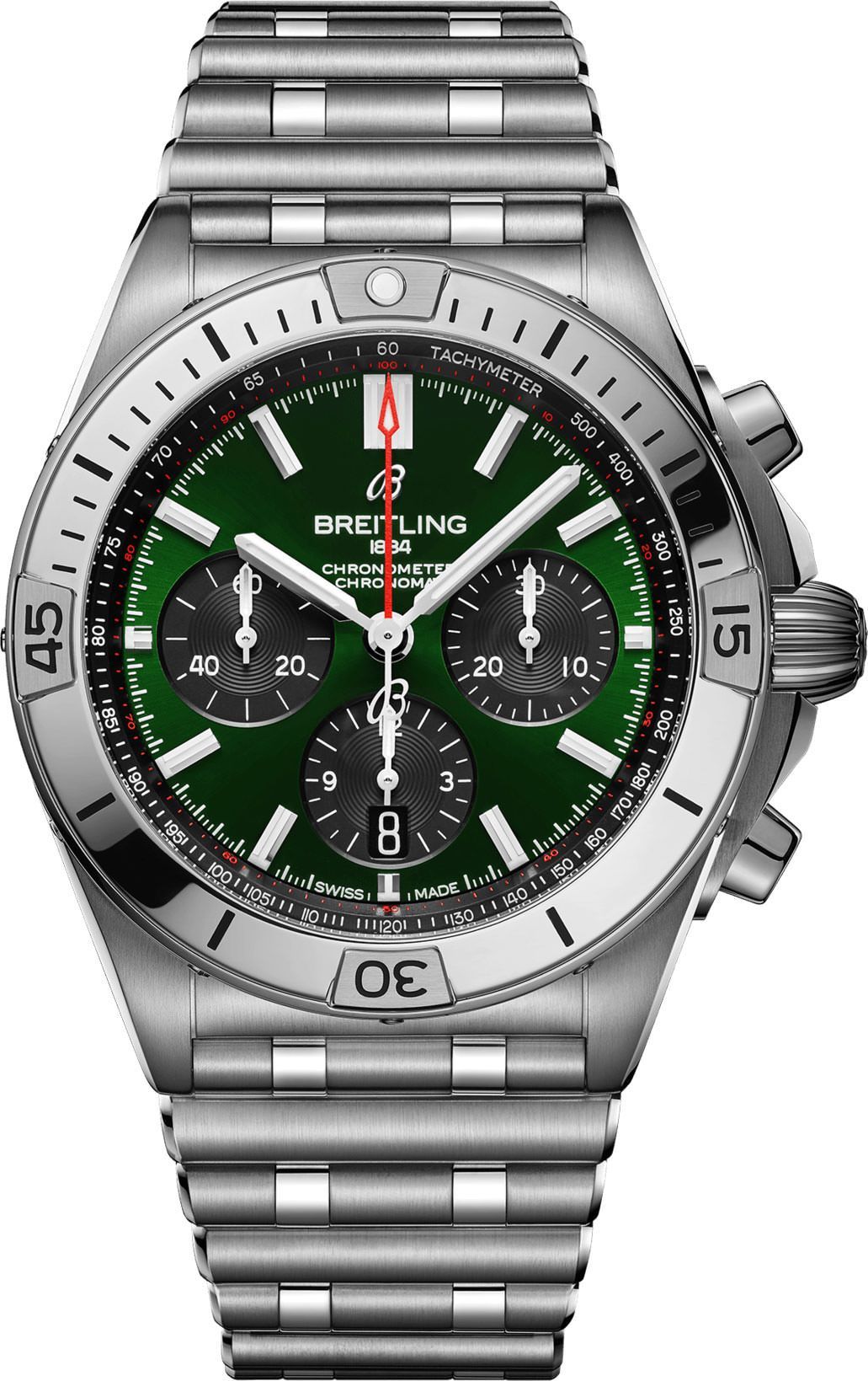 Breitling Chronomat  Green Dial 42 mm Automatic Watch For Men - 1