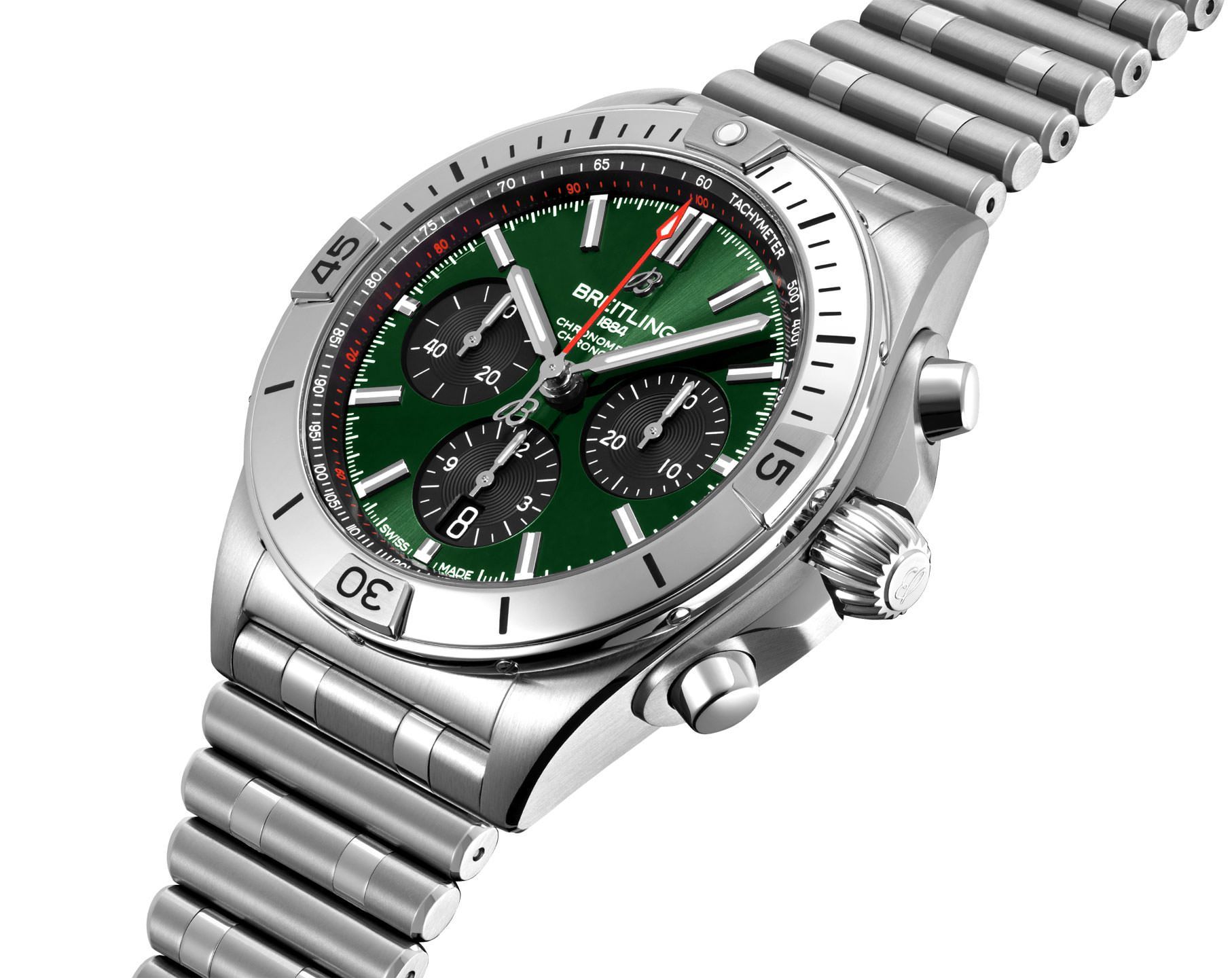 Breitling Chronomat  Green Dial 42 mm Automatic Watch For Men - 2