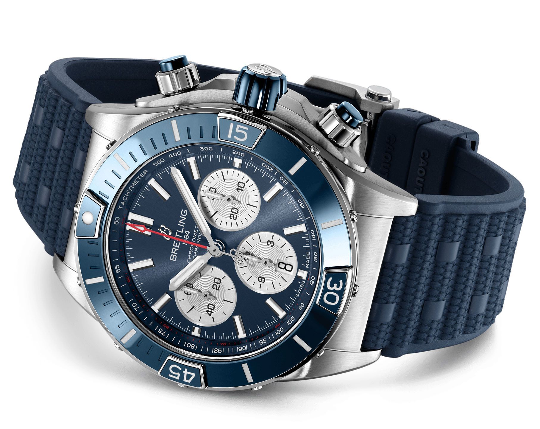 Breitling Chronomat  Blue Dial 44 mm Automatic Watch For Men - 4