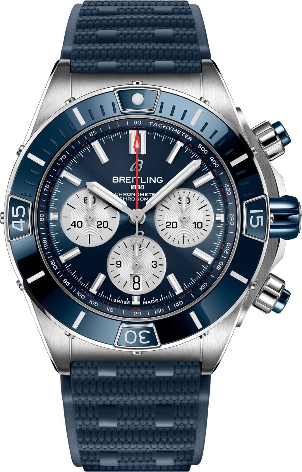 Breitling Chronomat  Blue Dial 44 mm Automatic Watch For Men - 1