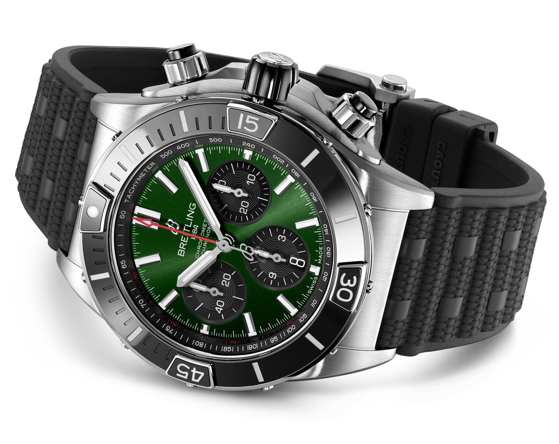 Breitling Chronomat  Green Dial 44 mm Automatic Watch For Men - 4